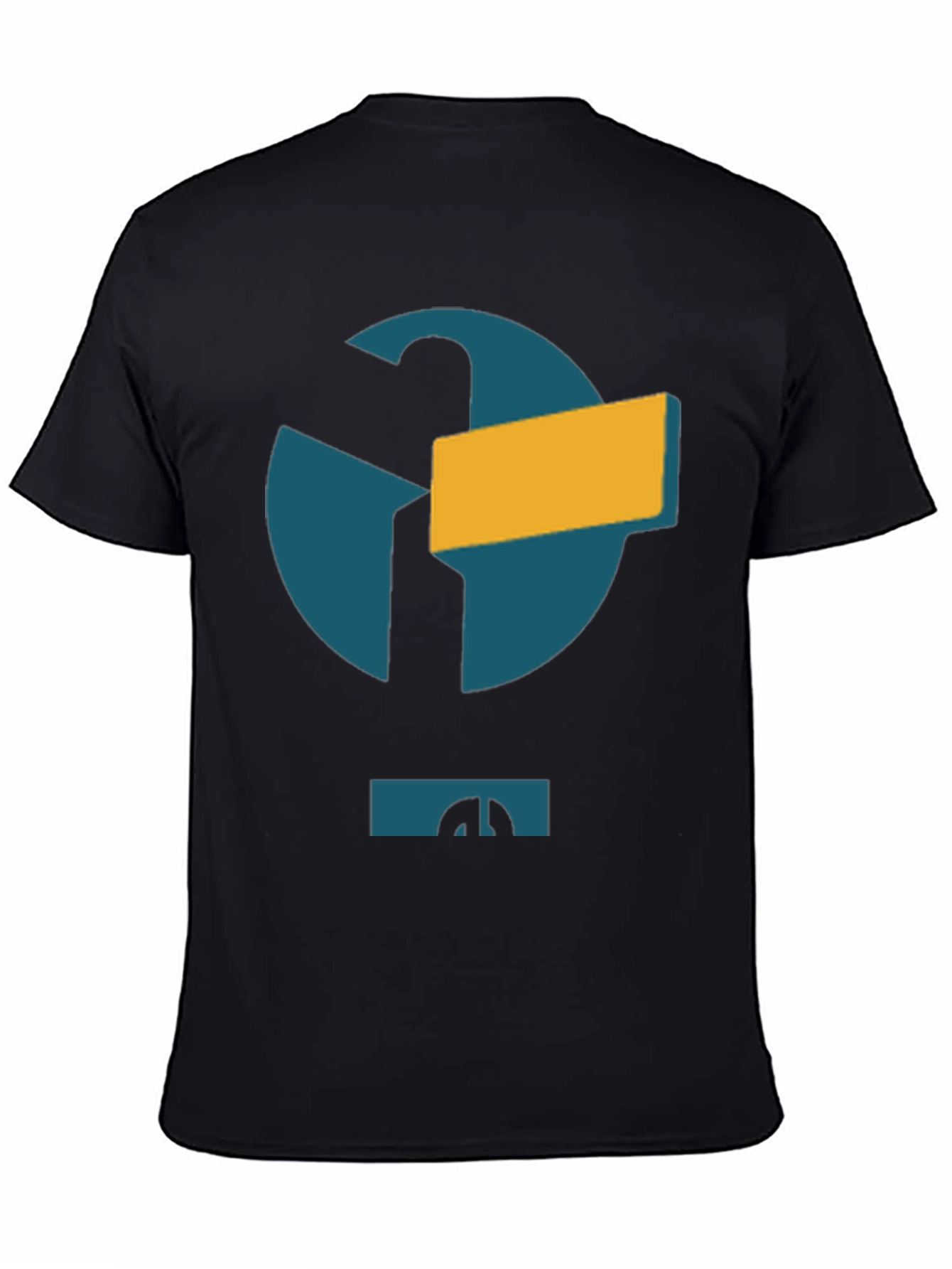 Abstract Logo Black T-Shirt