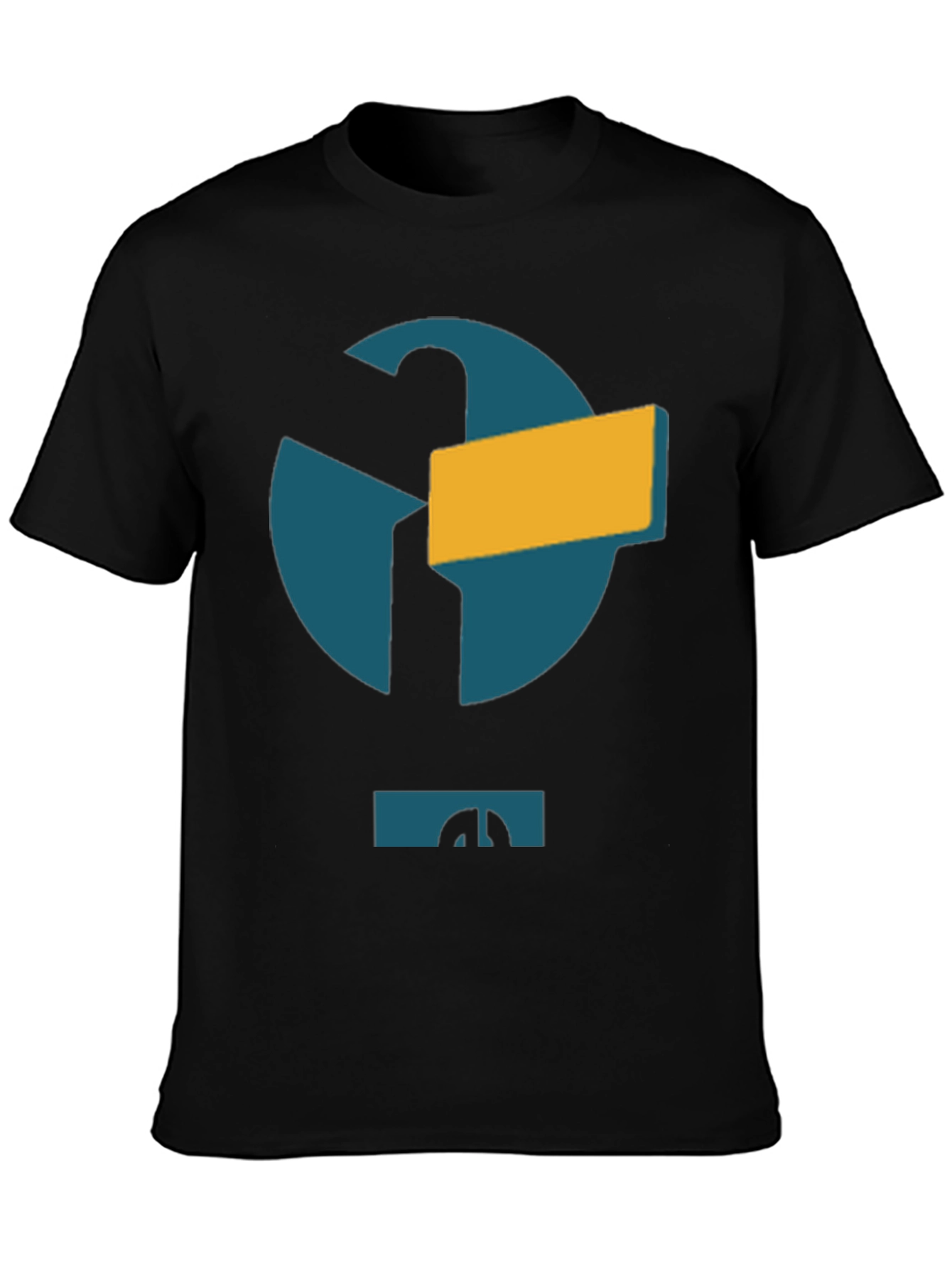 Abstract Logo Black T-Shirt
