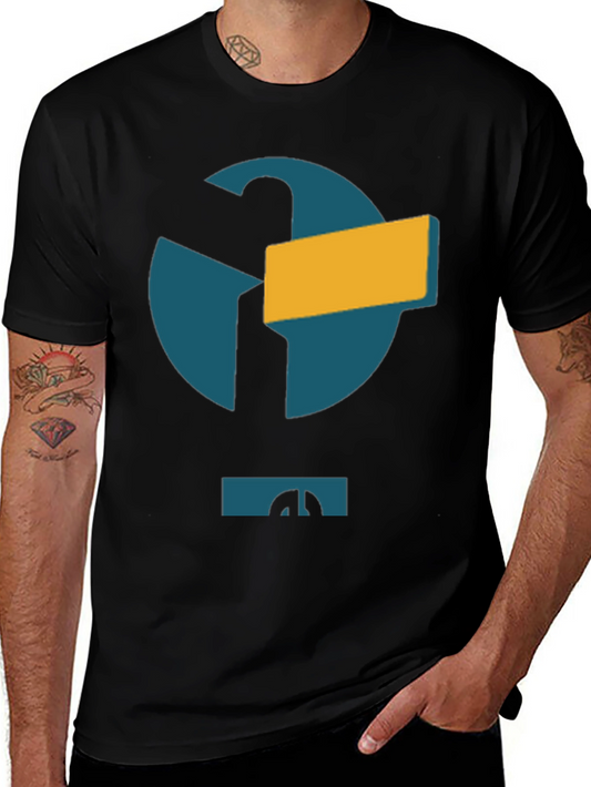 Abstract Logo Black T-Shirt