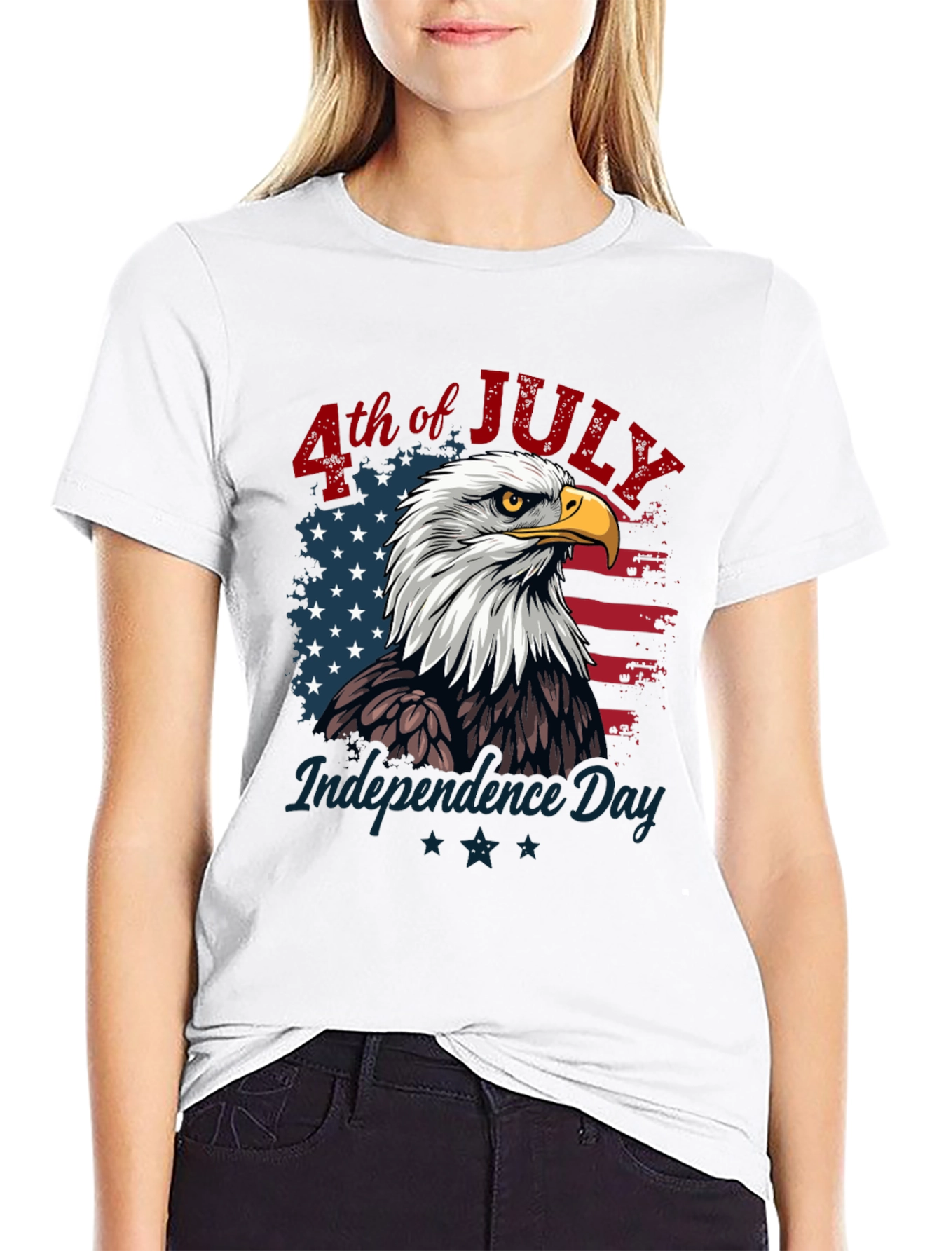Patriotic Eagle T-Shirt - 4th of July Independence Day