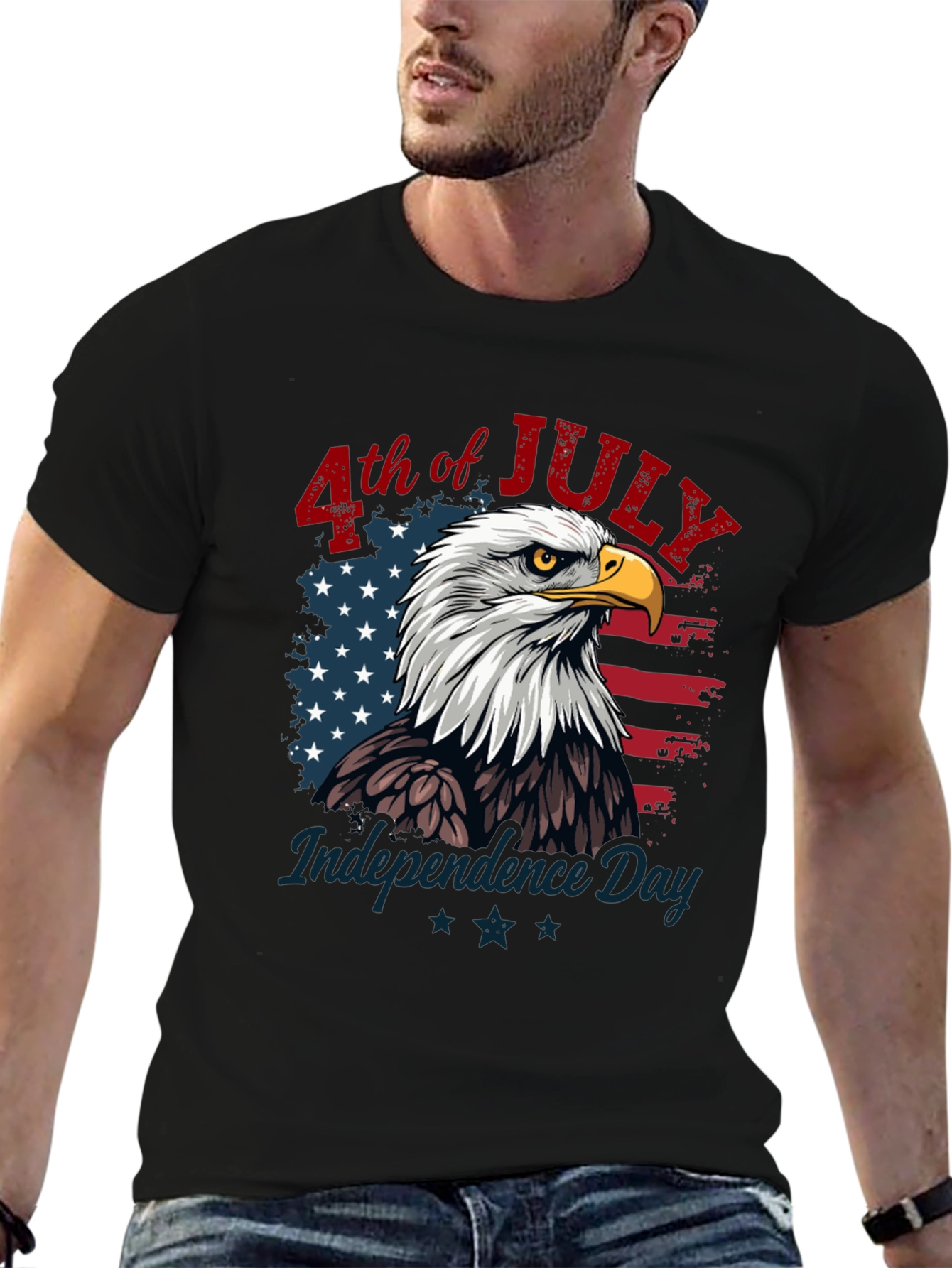 Patriotic Eagle T-Shirt - 4th of July Independence Day