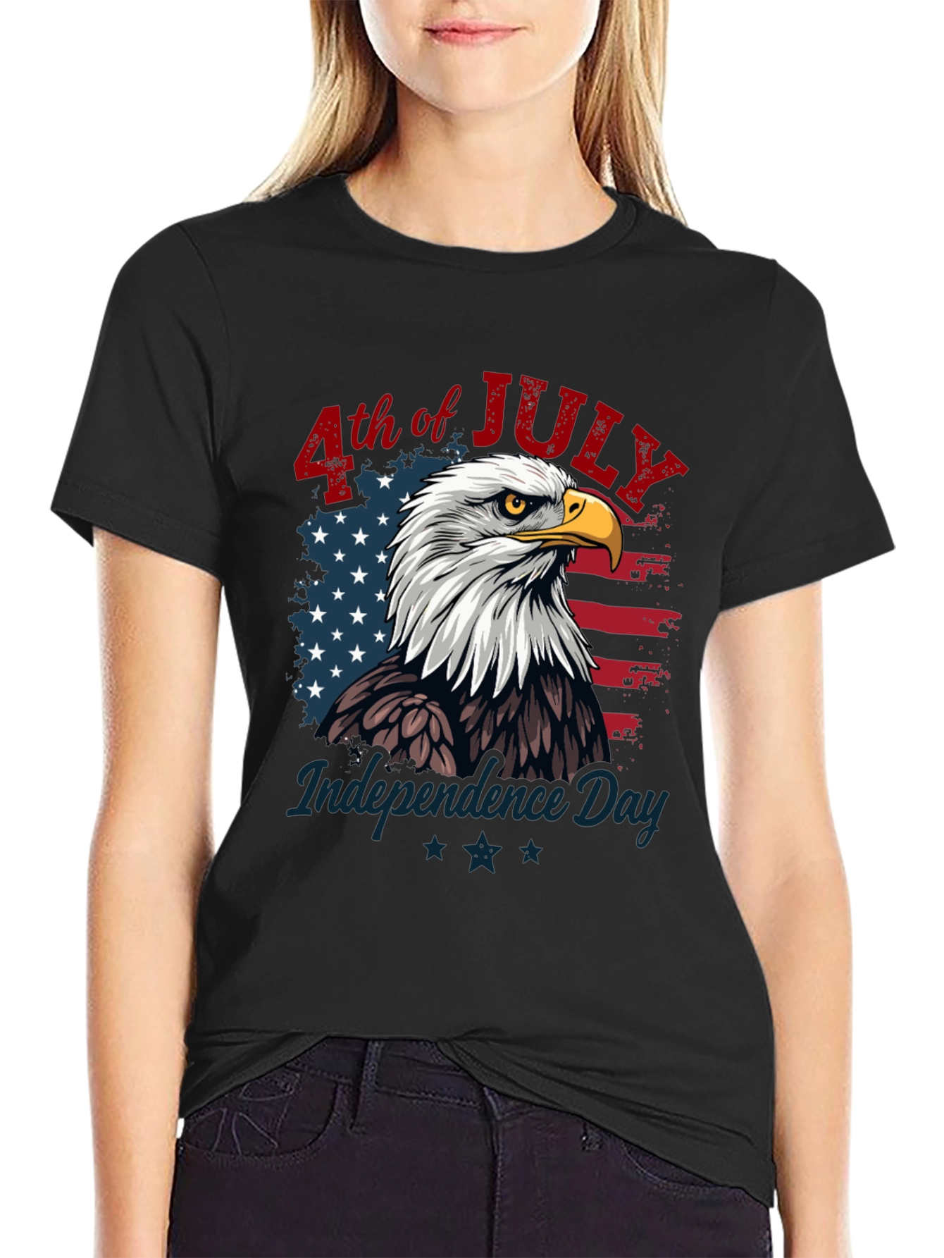 Patriotic Eagle T-Shirt - 4th of July Independence Day