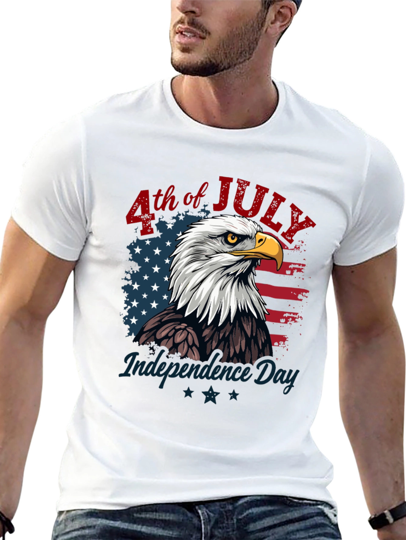 Patriotic Eagle T-Shirt - 4th of July Independence Day
