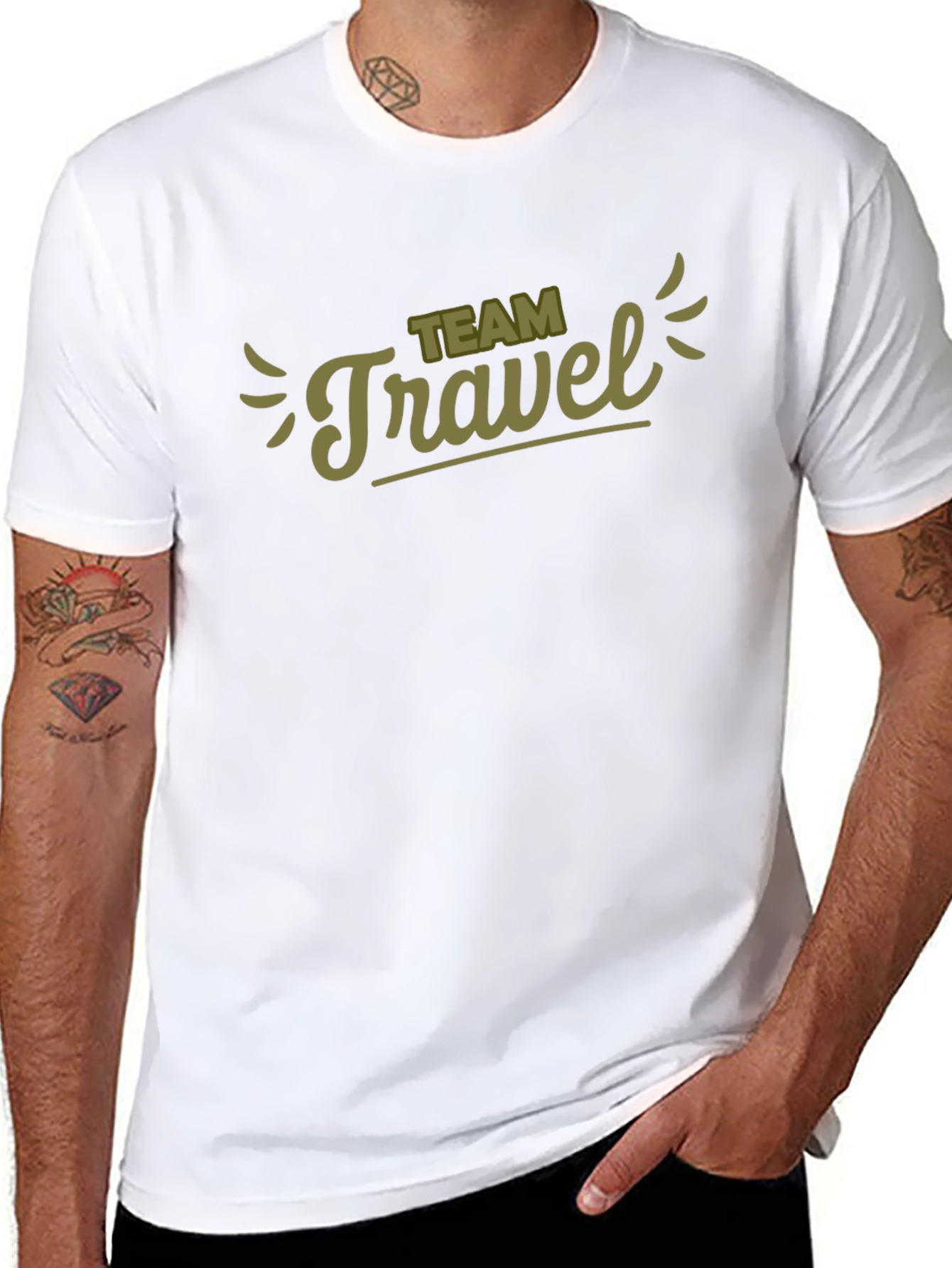 Team Travel Graphic Tee - Casual Comfort