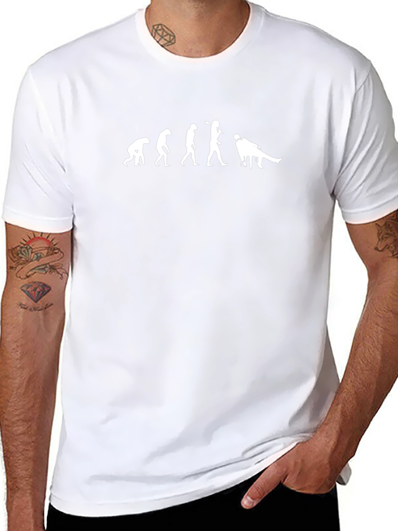 Evolution of Wrestling Black T-Shirt