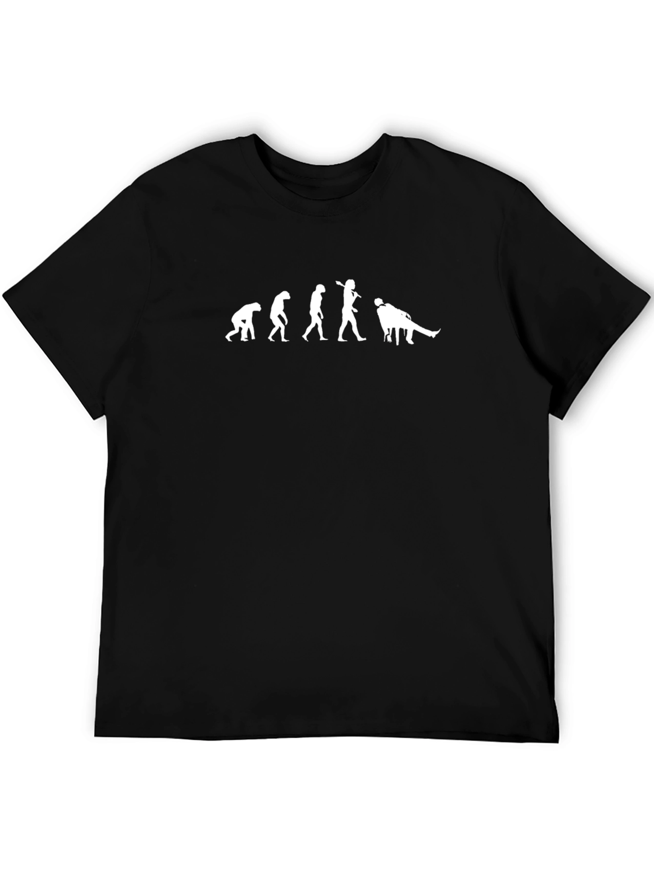 Evolution of Wrestling Black T-Shirt