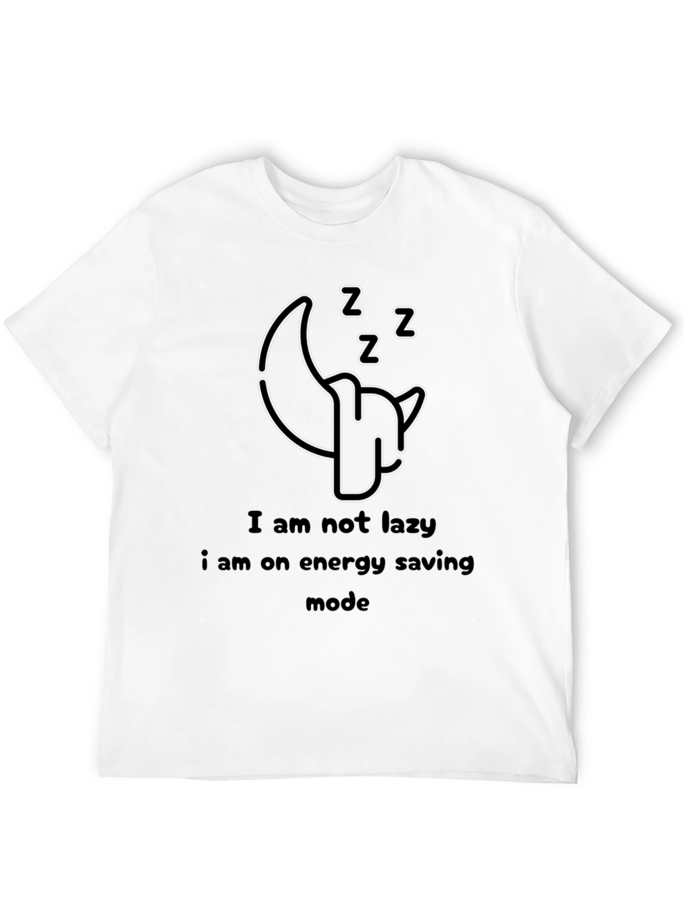 Funny Sleepy Mode Graphic T-Shirt