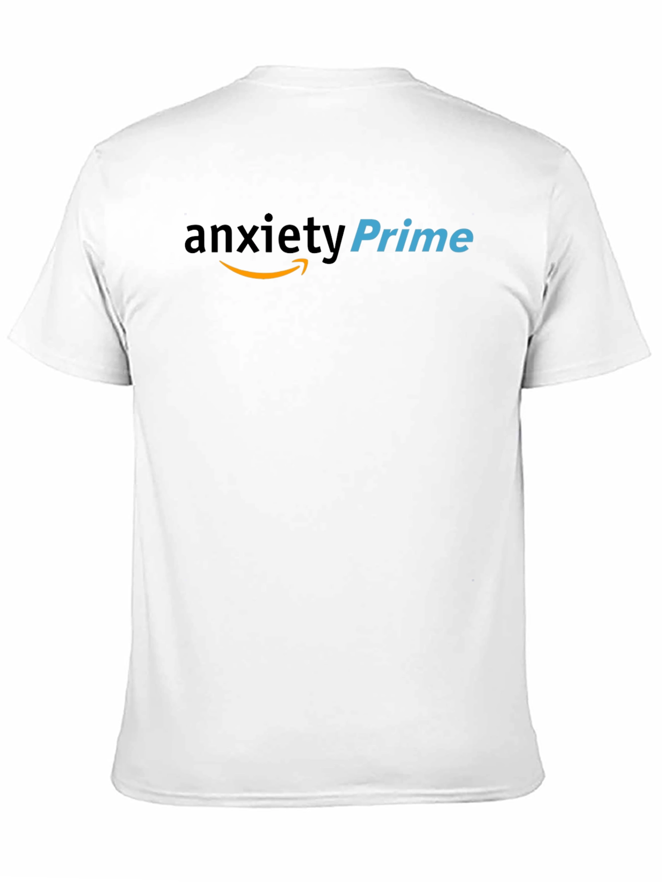 Anxiety Prime Black T-Shirt: Humorous Graphic Tee