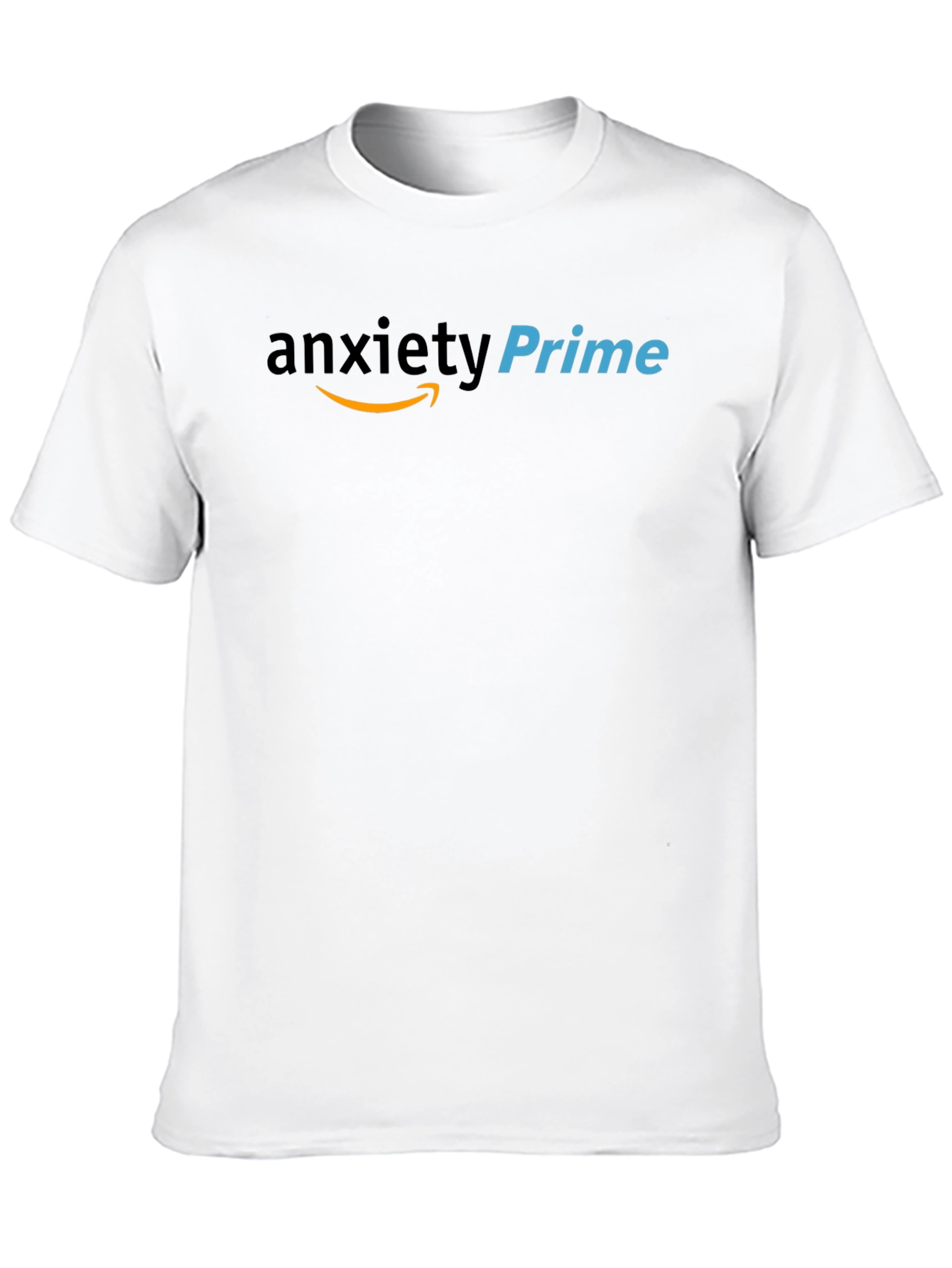 Anxiety Prime Black T-Shirt: Humorous Graphic Tee