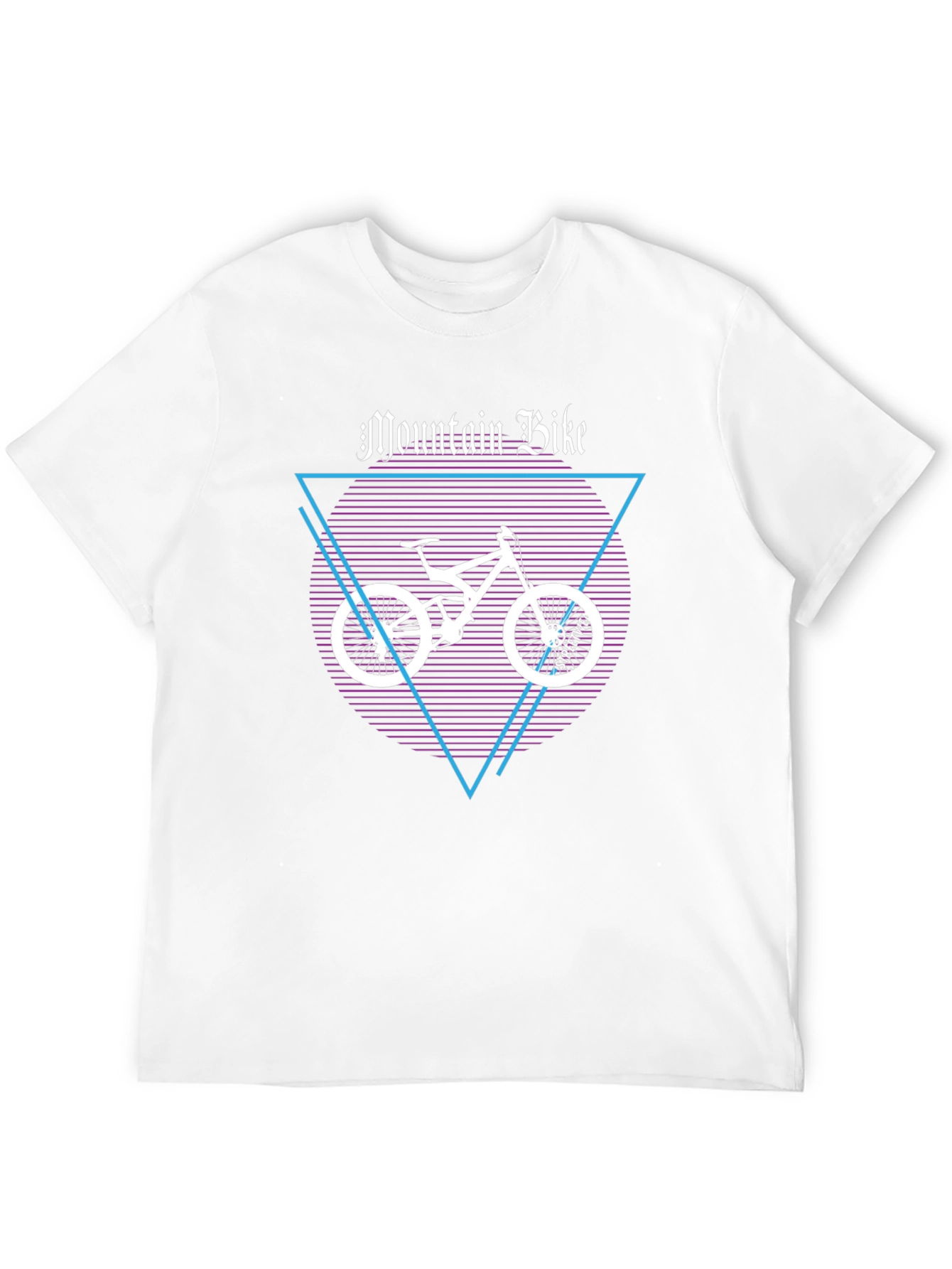 Mountain Bike Graphic Tee - Black Cotton T-Shirt