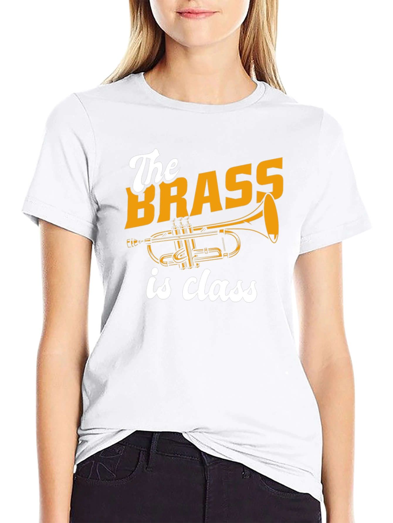 Brass is Class T-Shirt Trumpet Design Tee