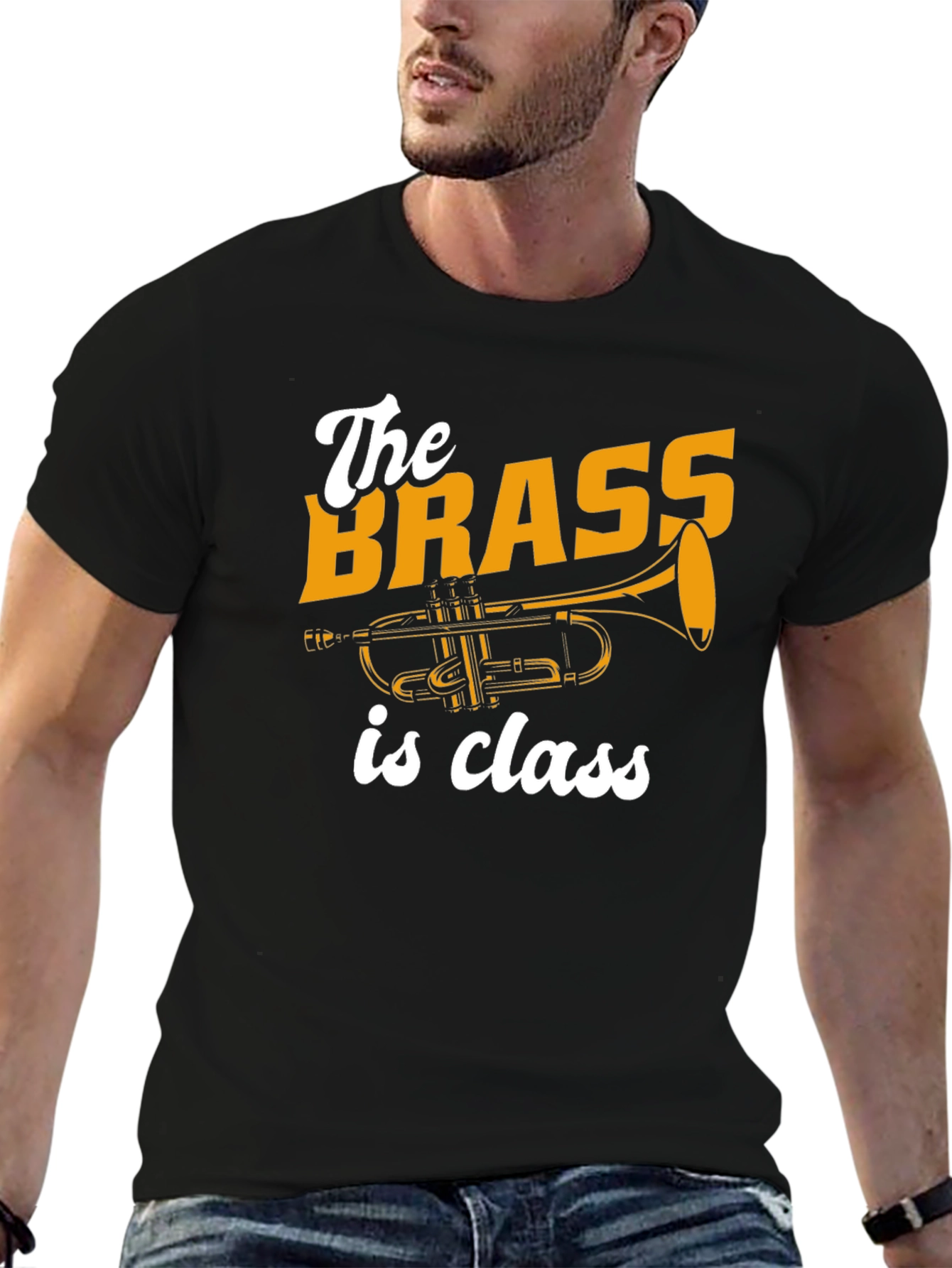 Brass is Class T-Shirt Trumpet Design Tee