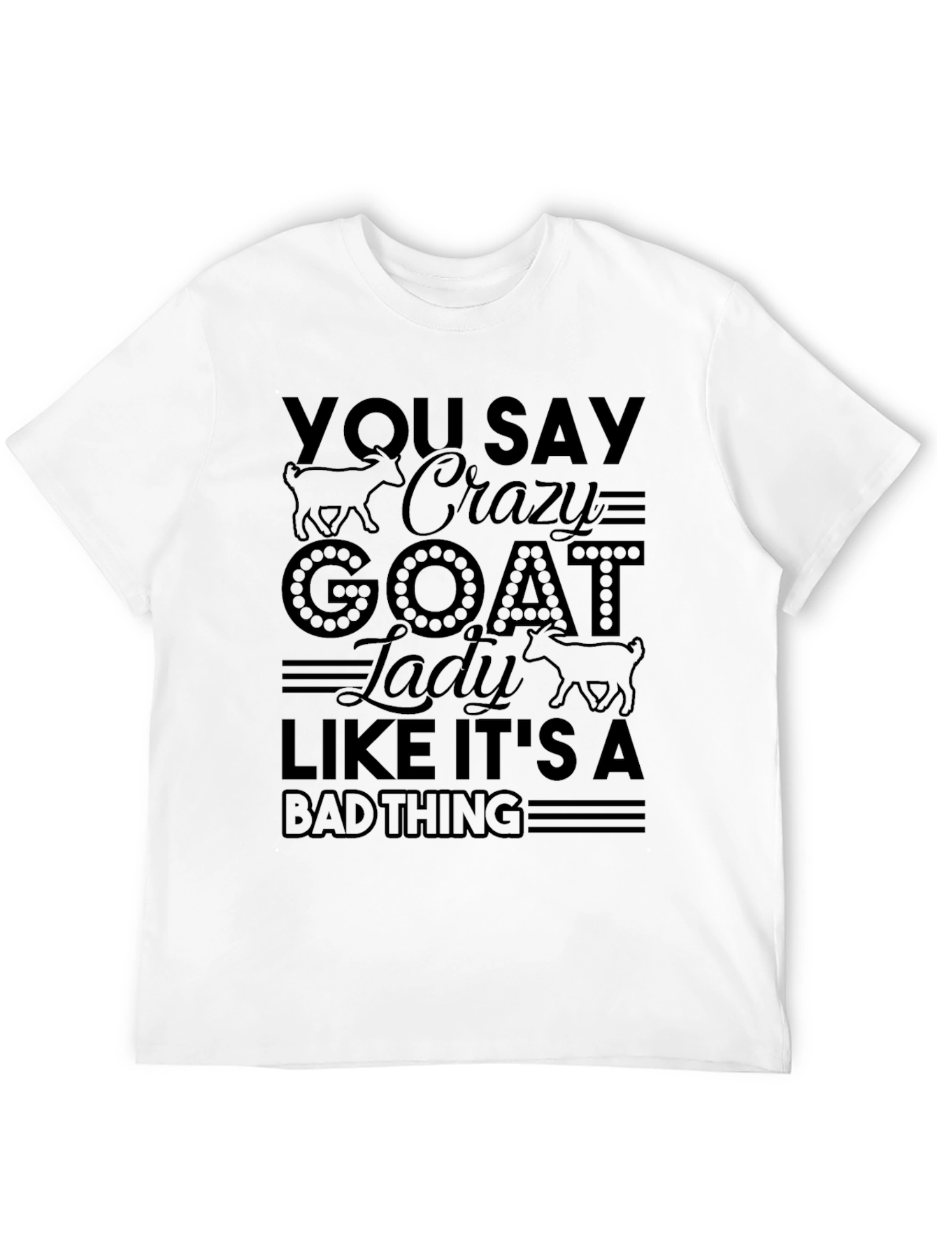 Crazy Goat Lady Graphic T-Shirt