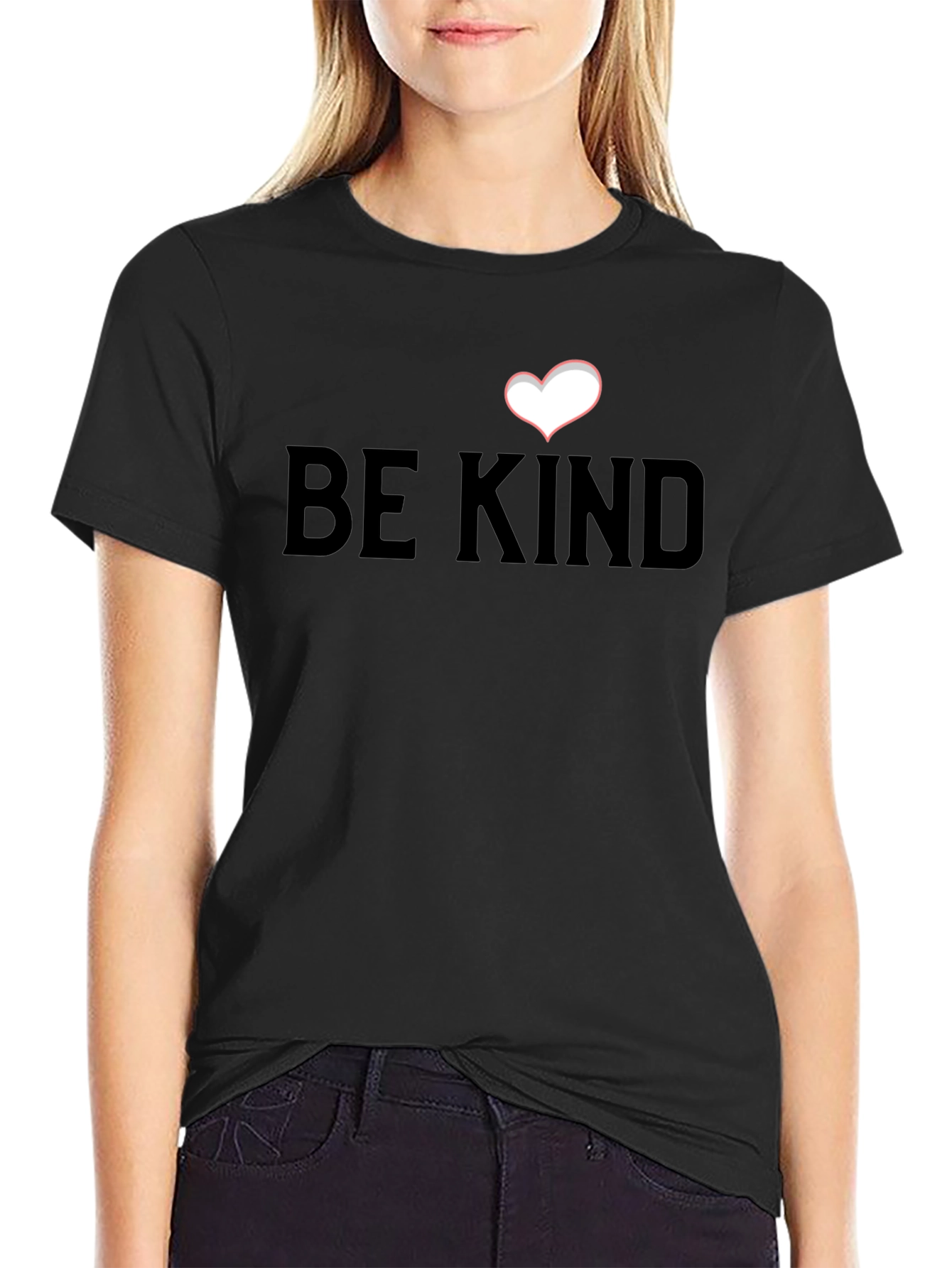 Be Kind Heart T-Shirt - Soft Cotton Blend
