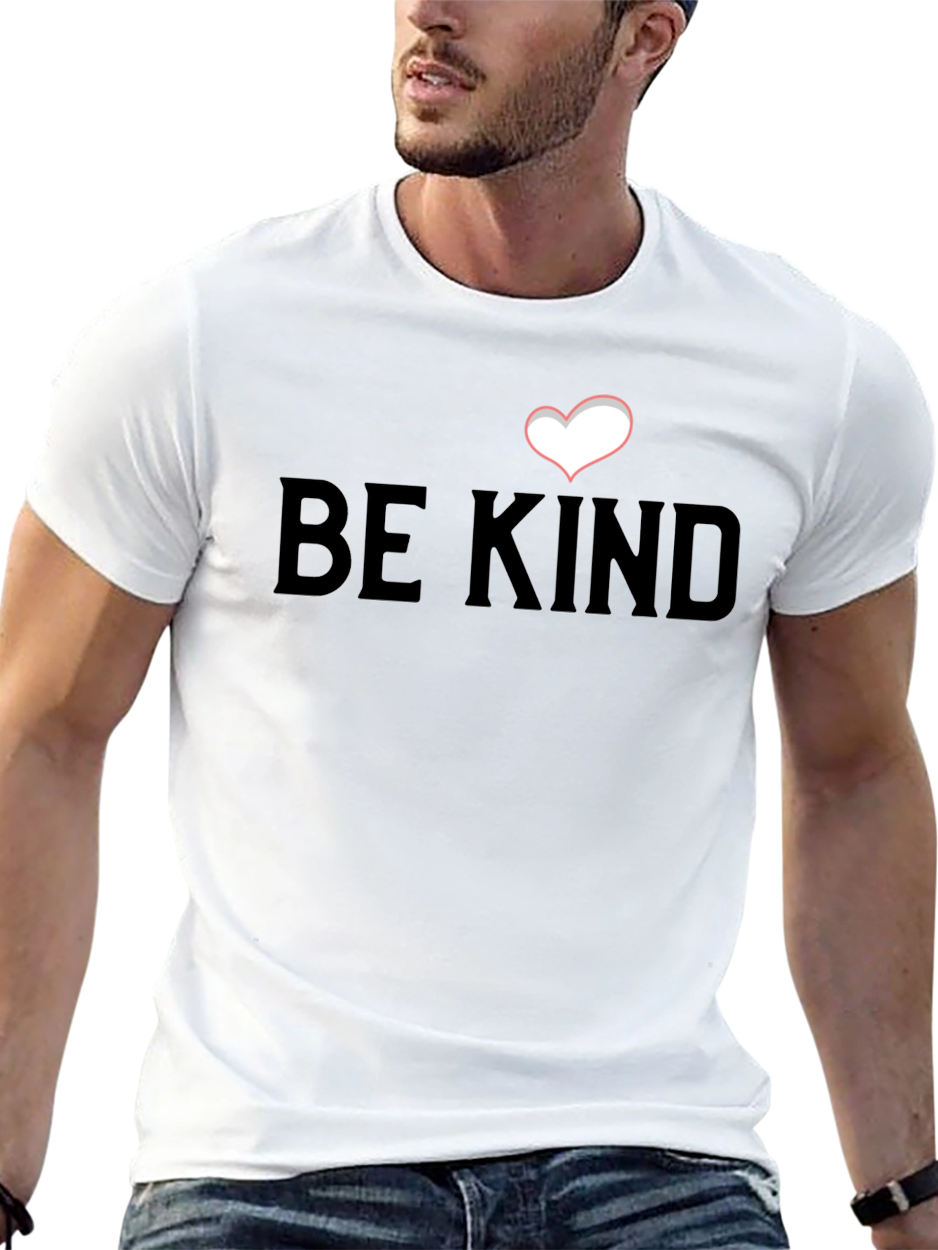 Be Kind Heart T-Shirt - Soft Cotton Blend