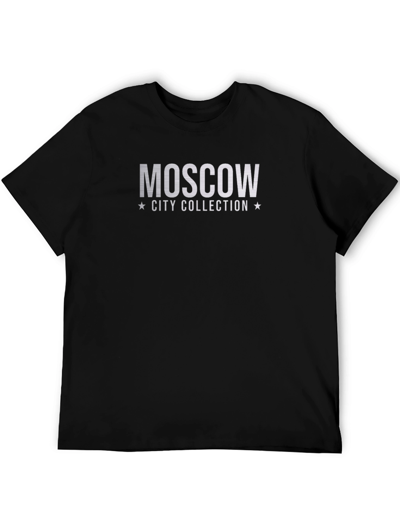 Moscow City Collection Black Graphic T-Shirt