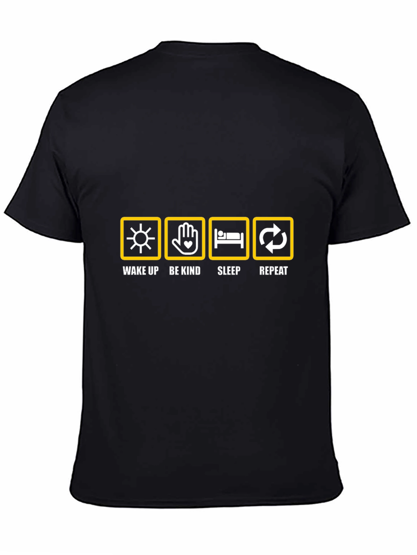 Wake Up Be Kind Sleep Repeat Graphic Tee