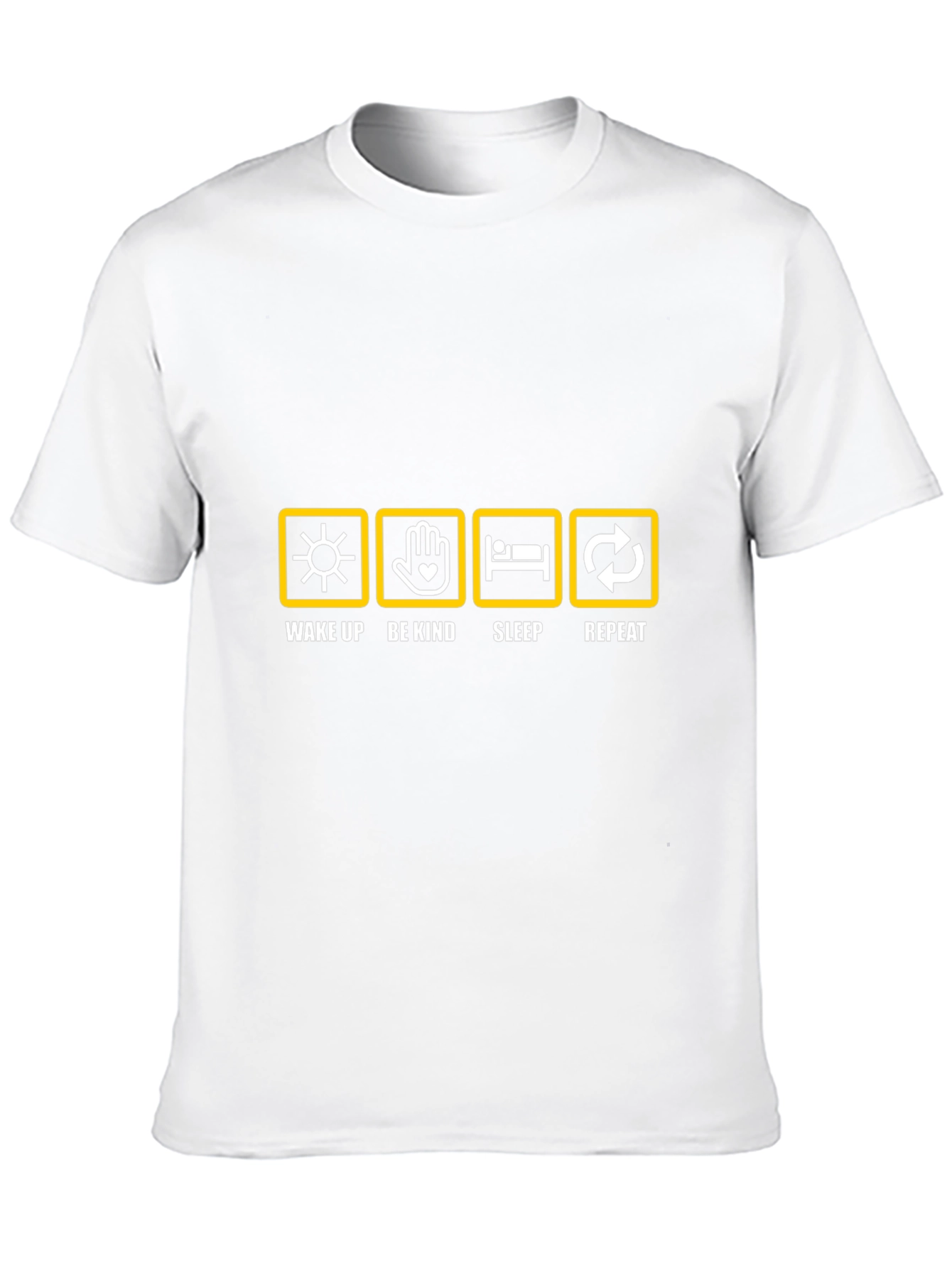 Wake Up Be Kind Sleep Repeat Graphic Tee