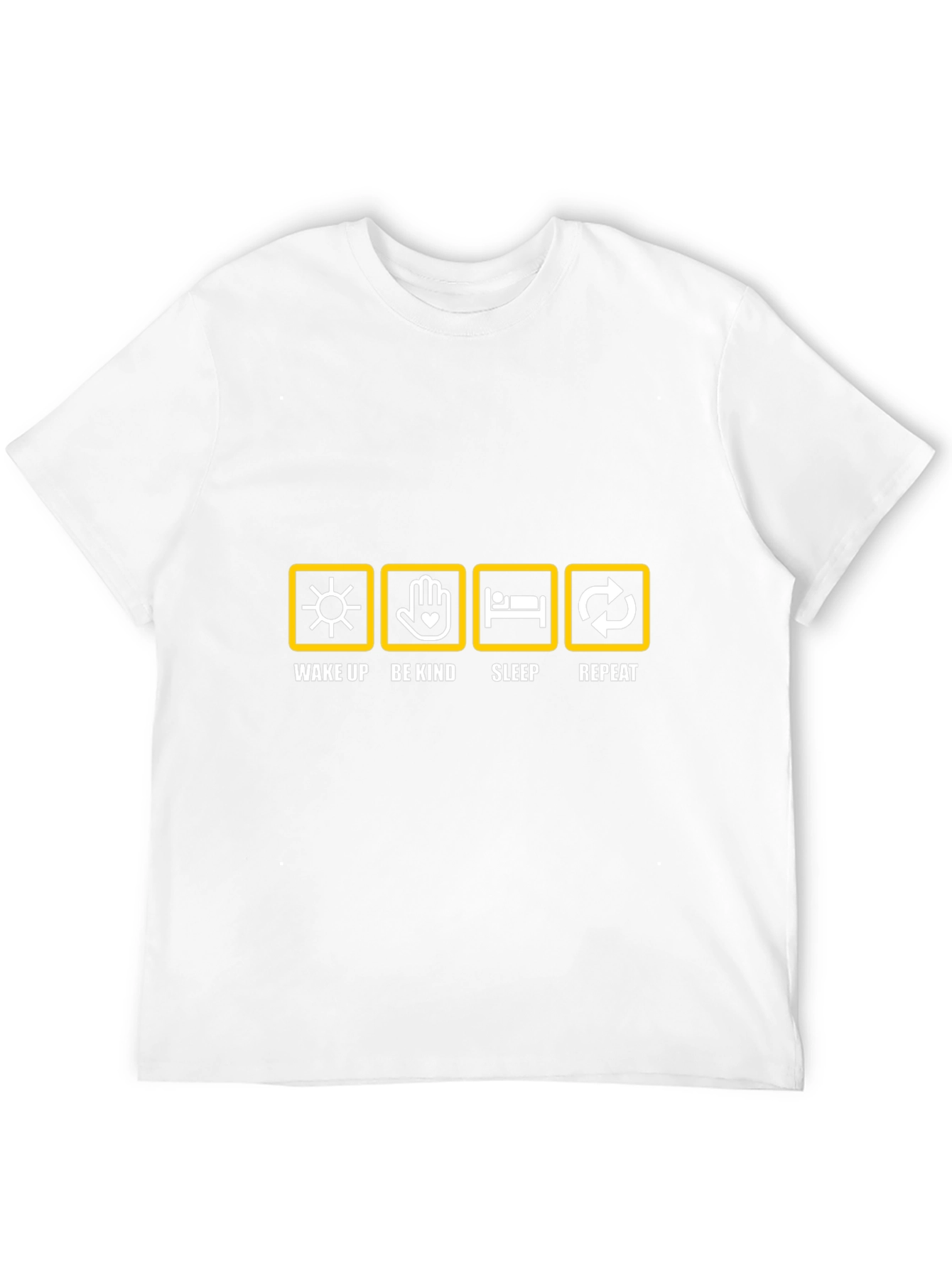 Wake Up Be Kind Sleep Repeat Graphic Tee