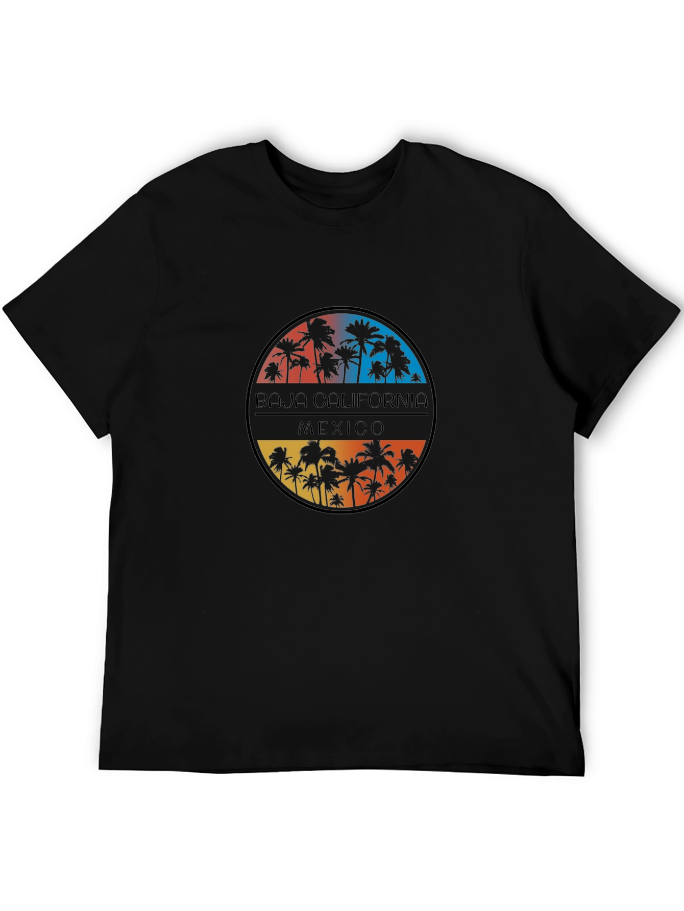Baja California Mexico Palm Tree Graphic Tee