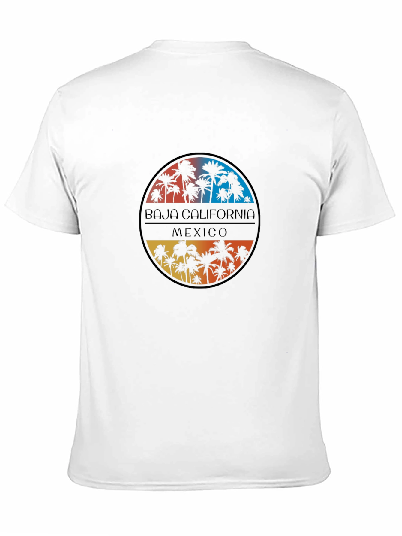 Baja California Mexico Palm Tree Graphic Tee
