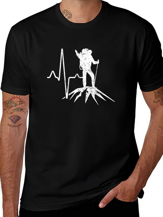 Hiking Heartbeat T-Shirt - Adventure Ready Tee