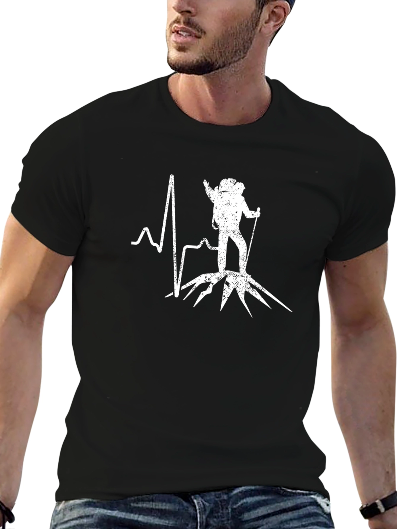 Hiking Heartbeat T-Shirt - Adventure Ready Tee