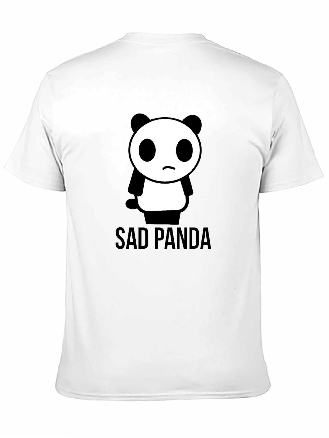 Sad Panda Graphic Tee - Black T-Shirt