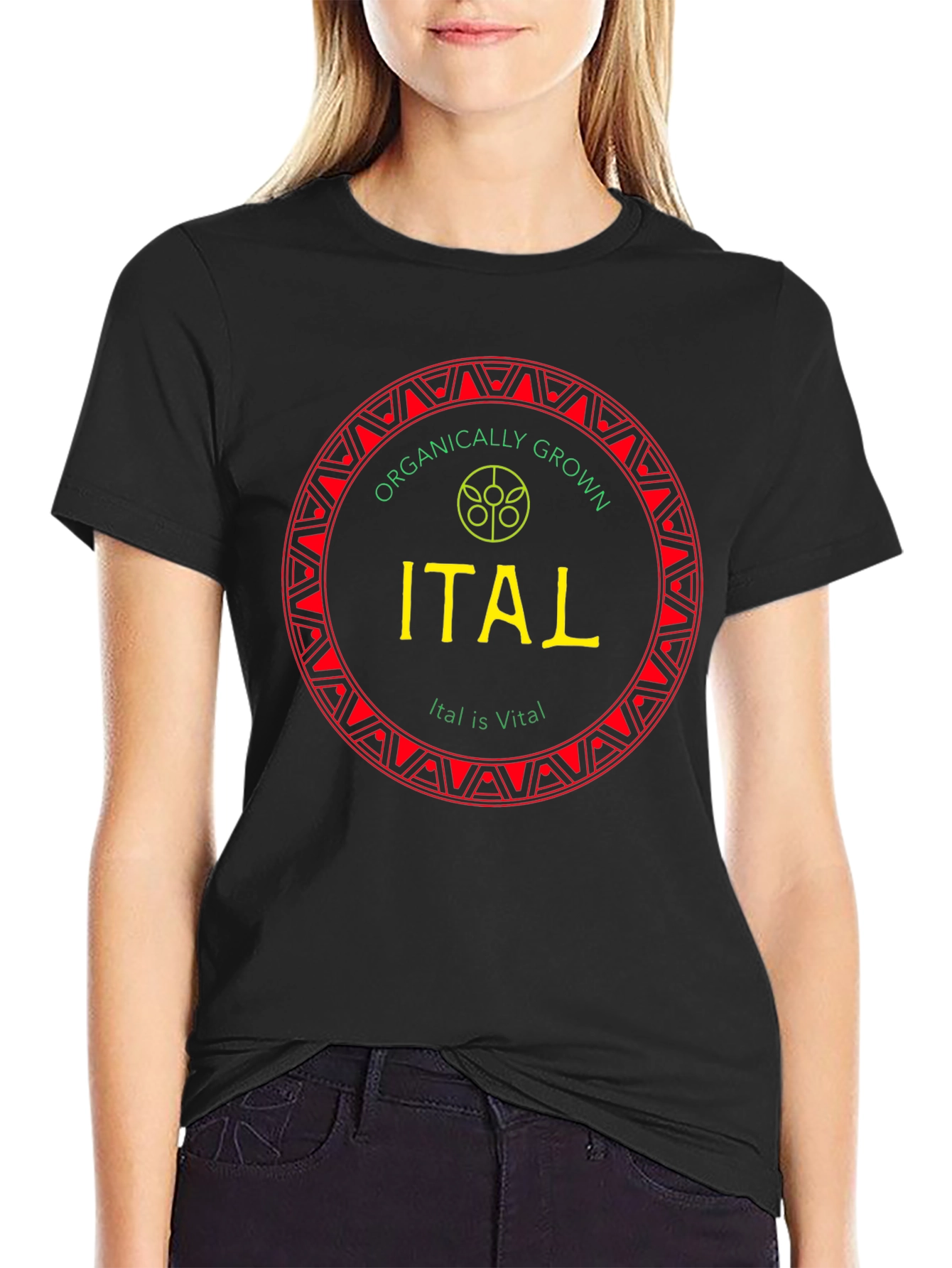 Organically Grown ITAL Black T-Shirt