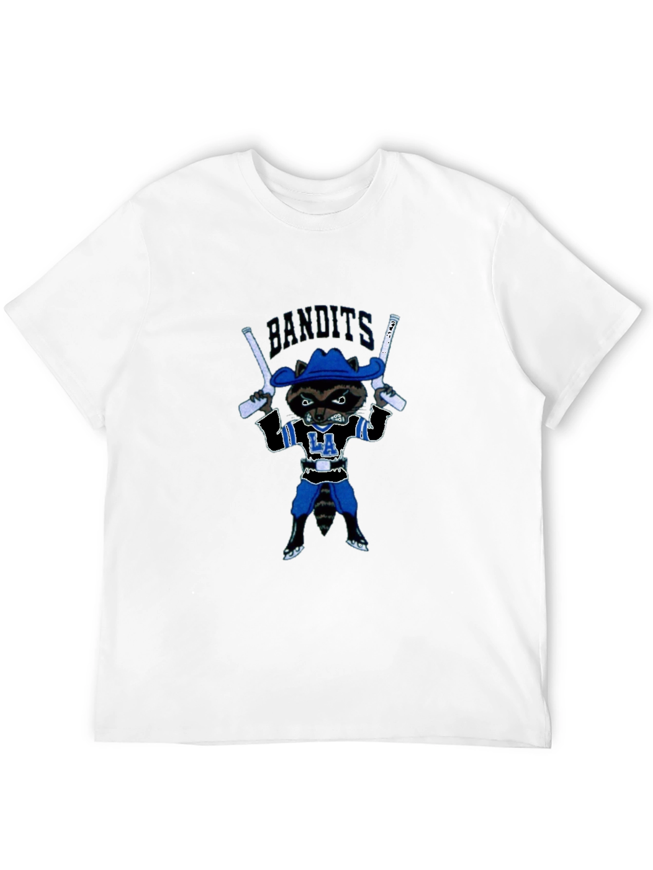 Bandits Raccoon Graphic T-Shirt - Black