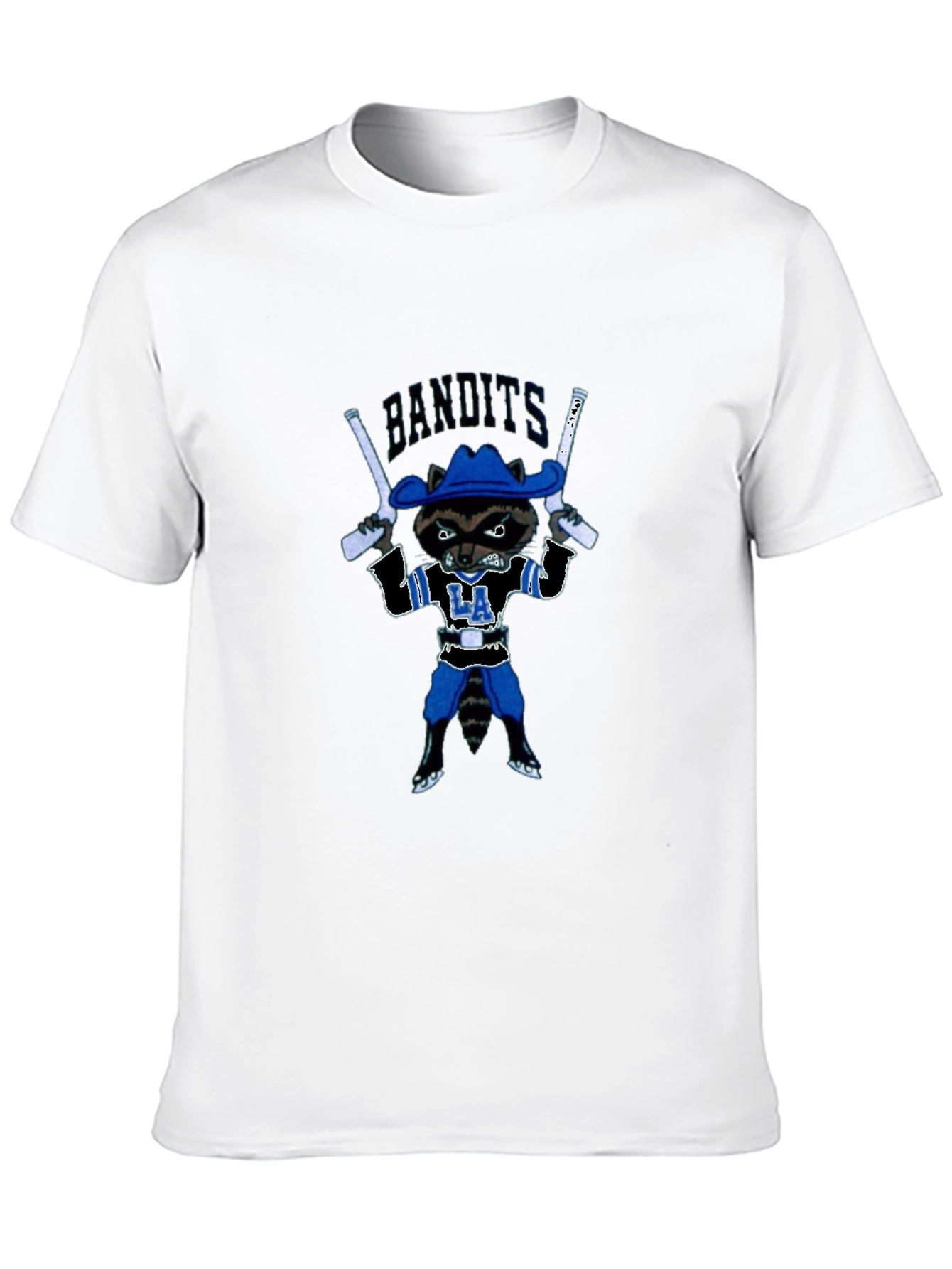 Bandits Raccoon Graphic T-Shirt - Black