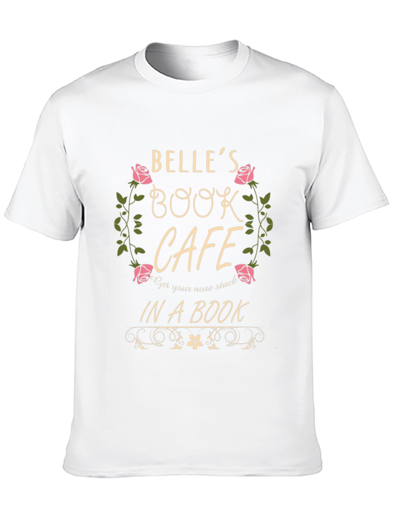 Belles Book Cafe Black T-Shirt