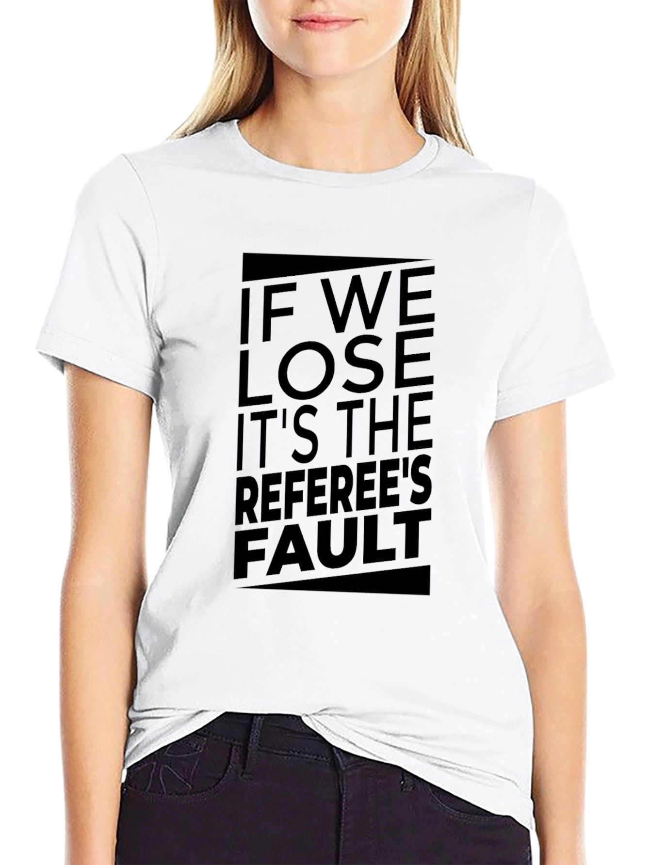 Referees Fault T-Shirt - Humorous Sports Tee