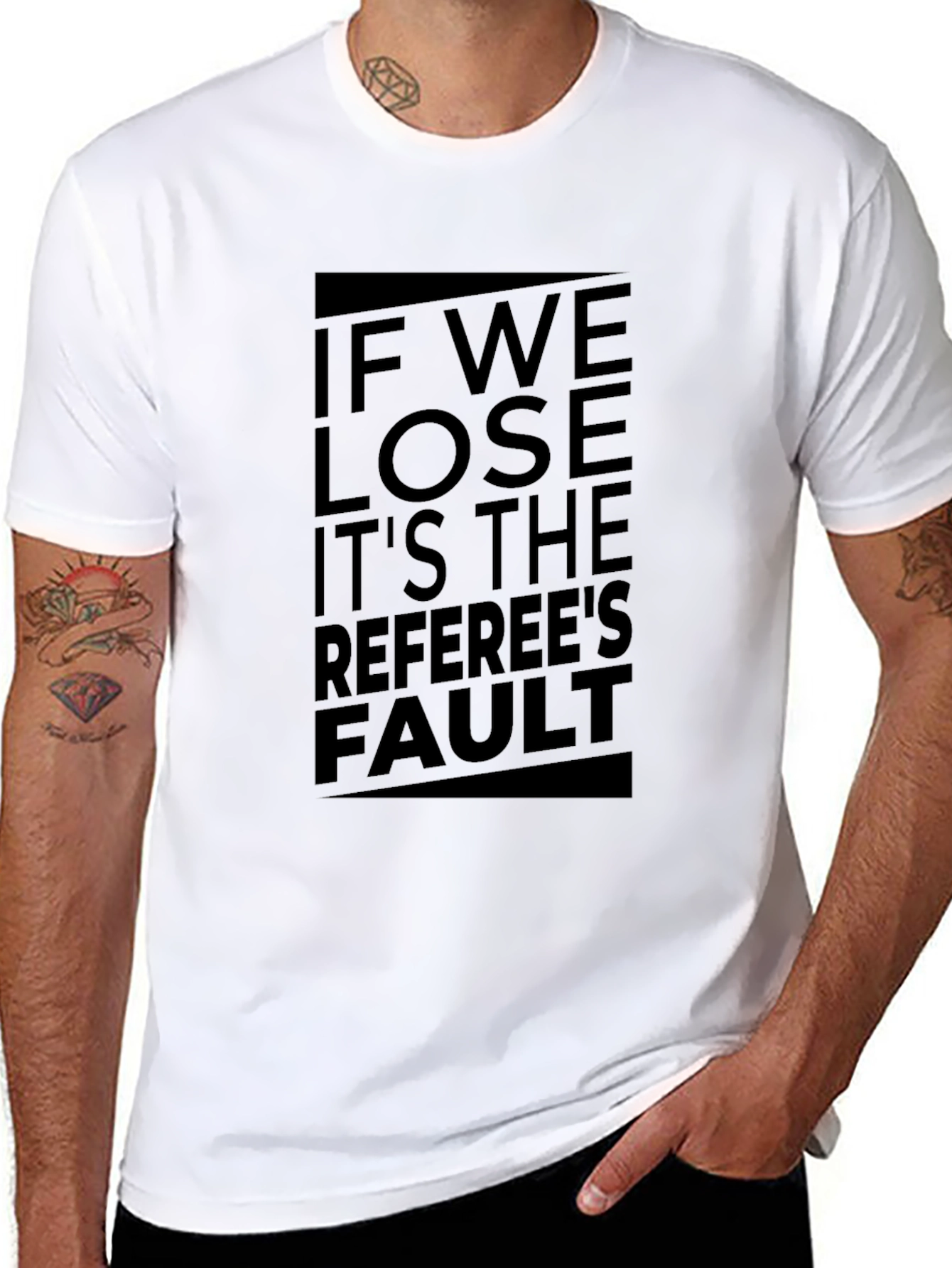 Referees Fault T-Shirt - Humorous Sports Tee