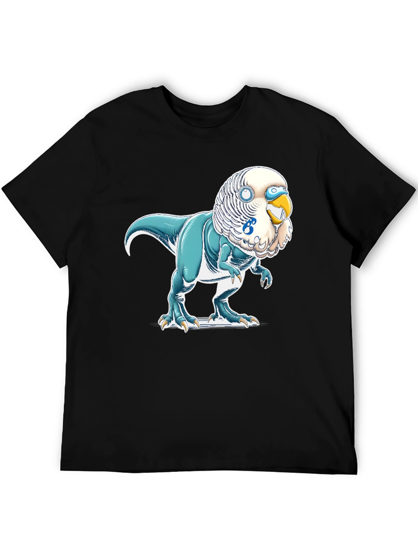 Parakeet Dinosaur Graphic Tee