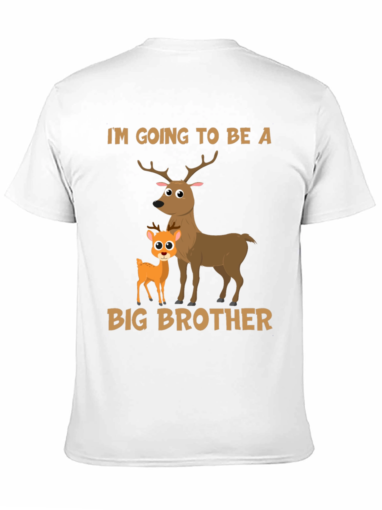 Big Brother Deer T-Shirt - Cute Baby Announcement