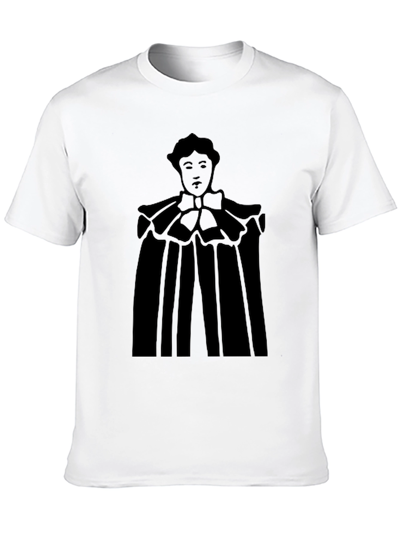 Dramatic Silhouette Graphic Black T-Shirt