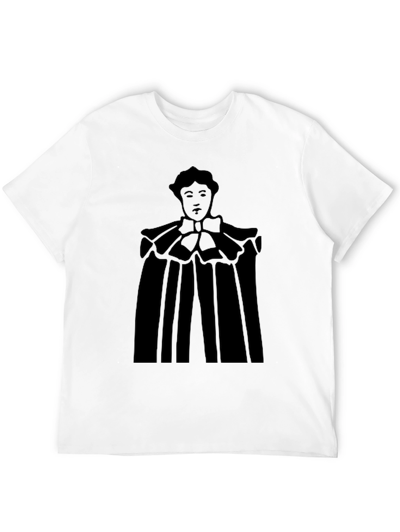 Dramatic Silhouette Graphic Black T-Shirt