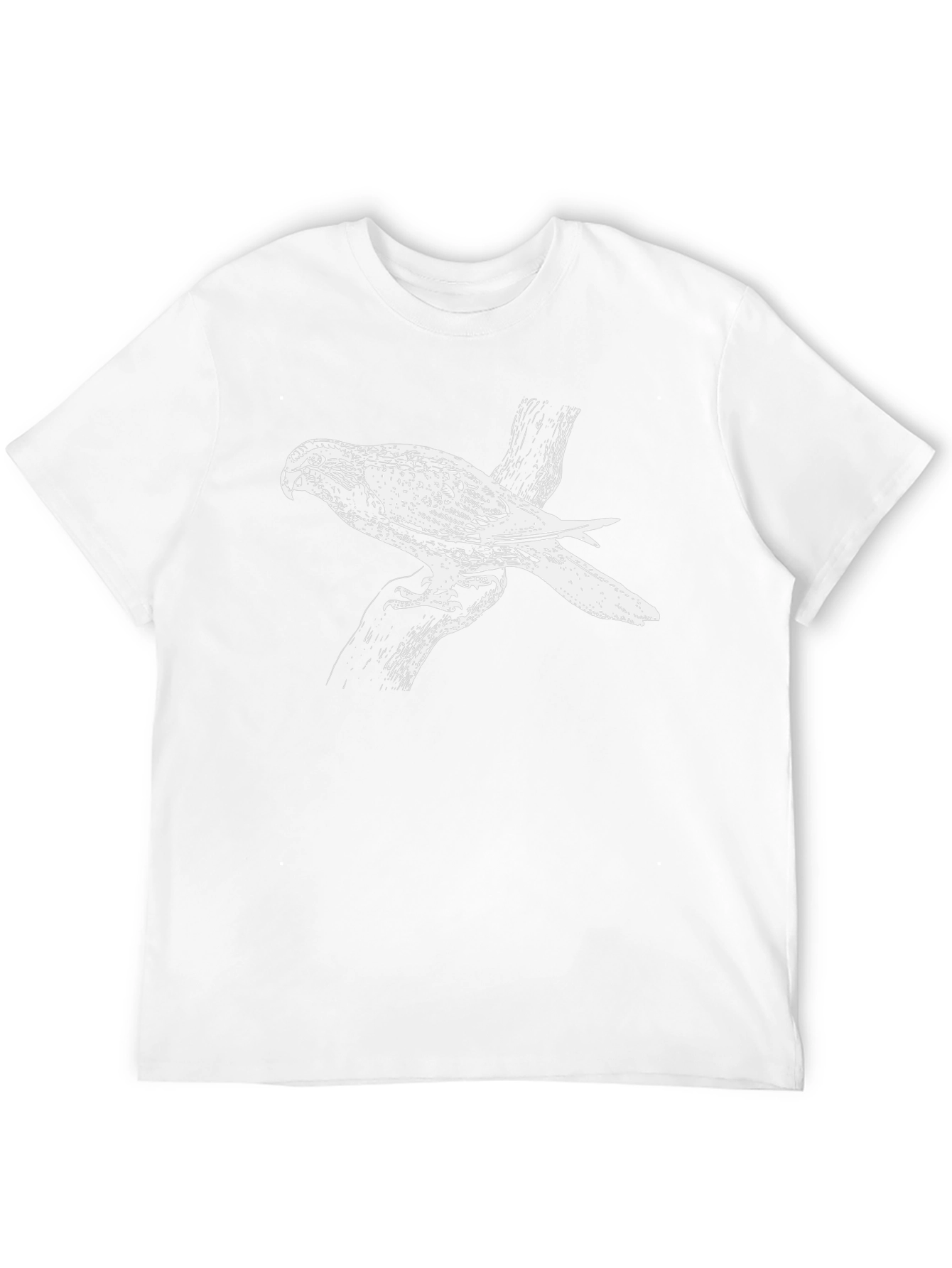 Hawk Graphic Tee - Mens Black Short Sleeve