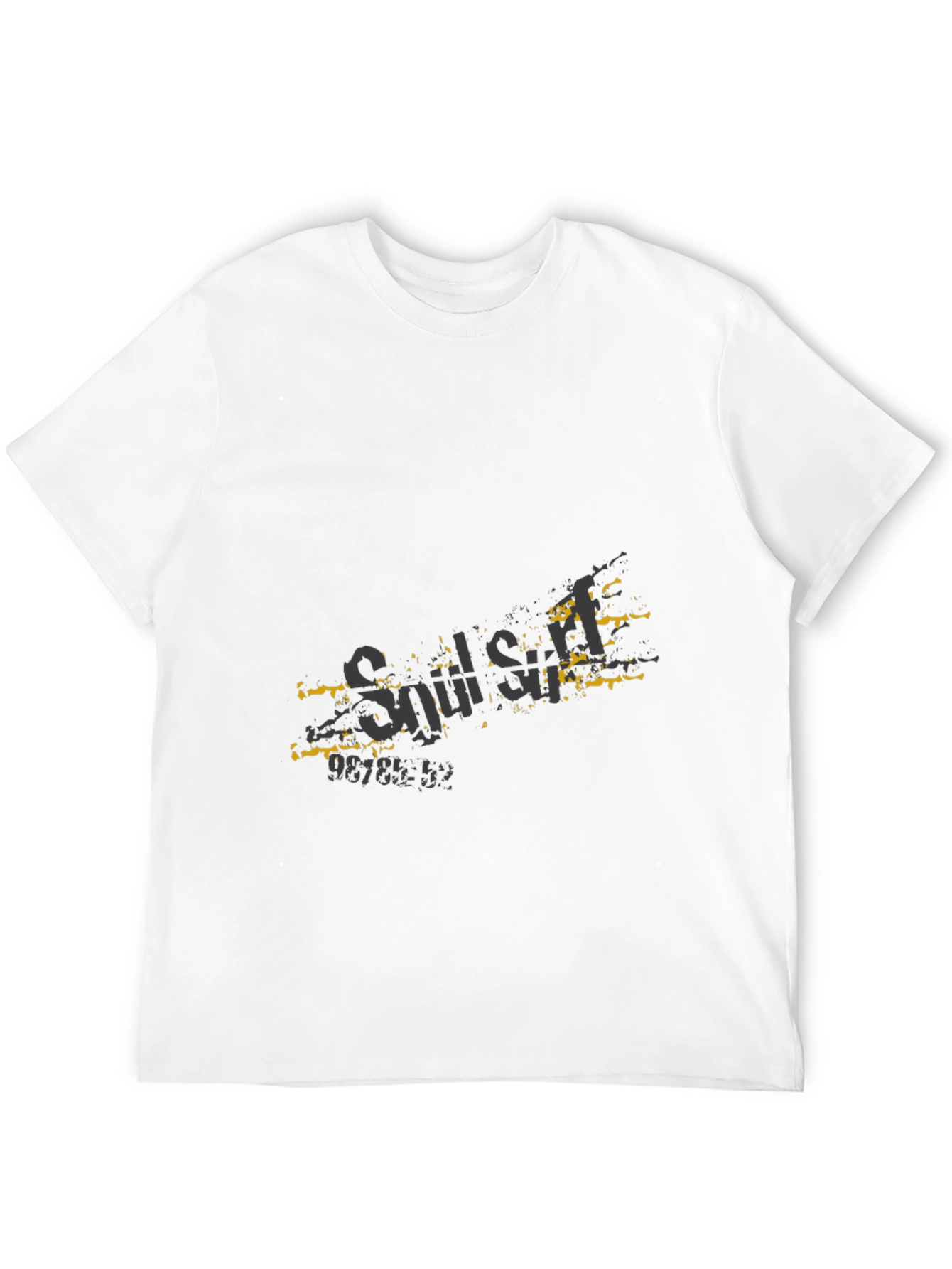 Soul Surf Graphic Print Black T-Shirt