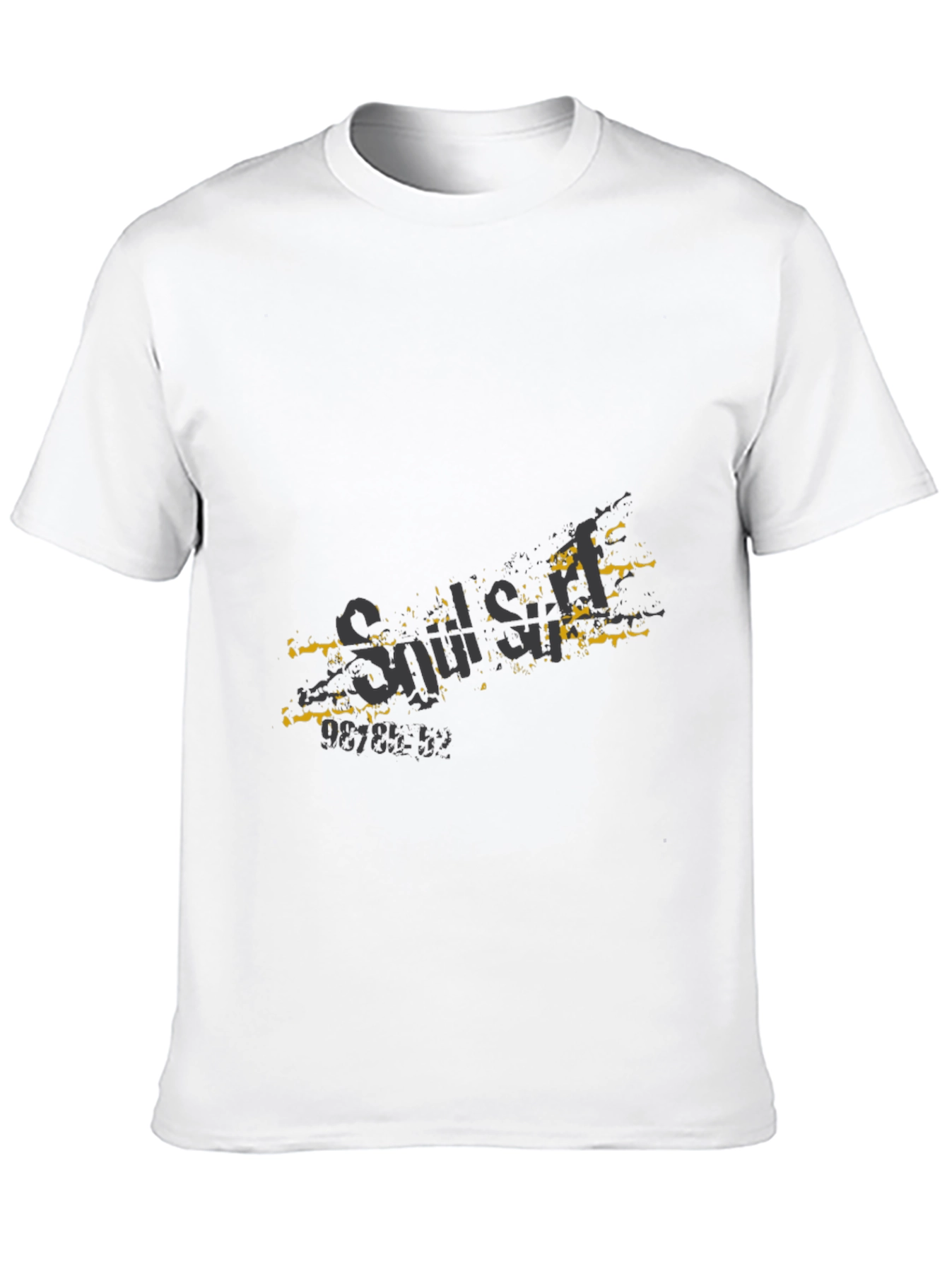Soul Surf Graphic Print Black T-Shirt