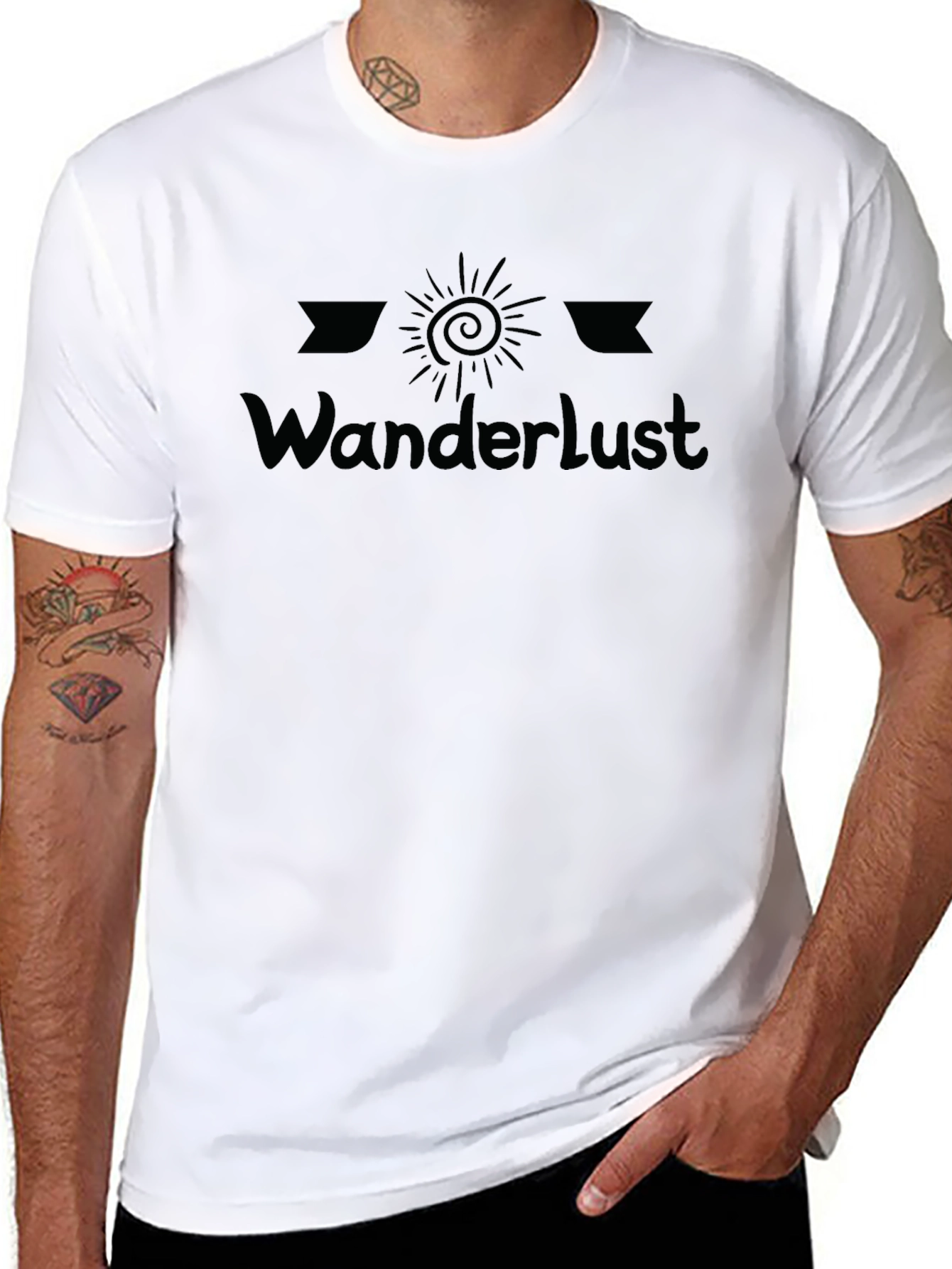 Wanderlust Graphic Tee - Soft Cotton Travel Shirt