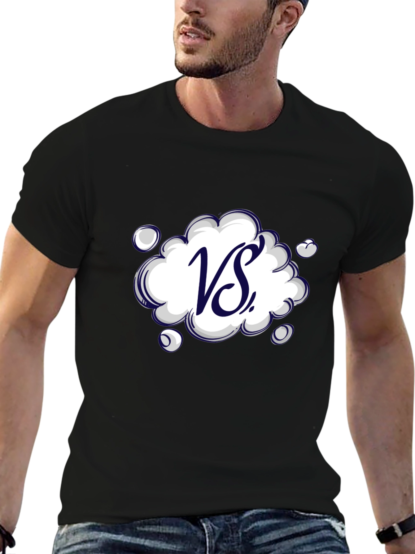 VS Graphic Print T-Shirt for Men