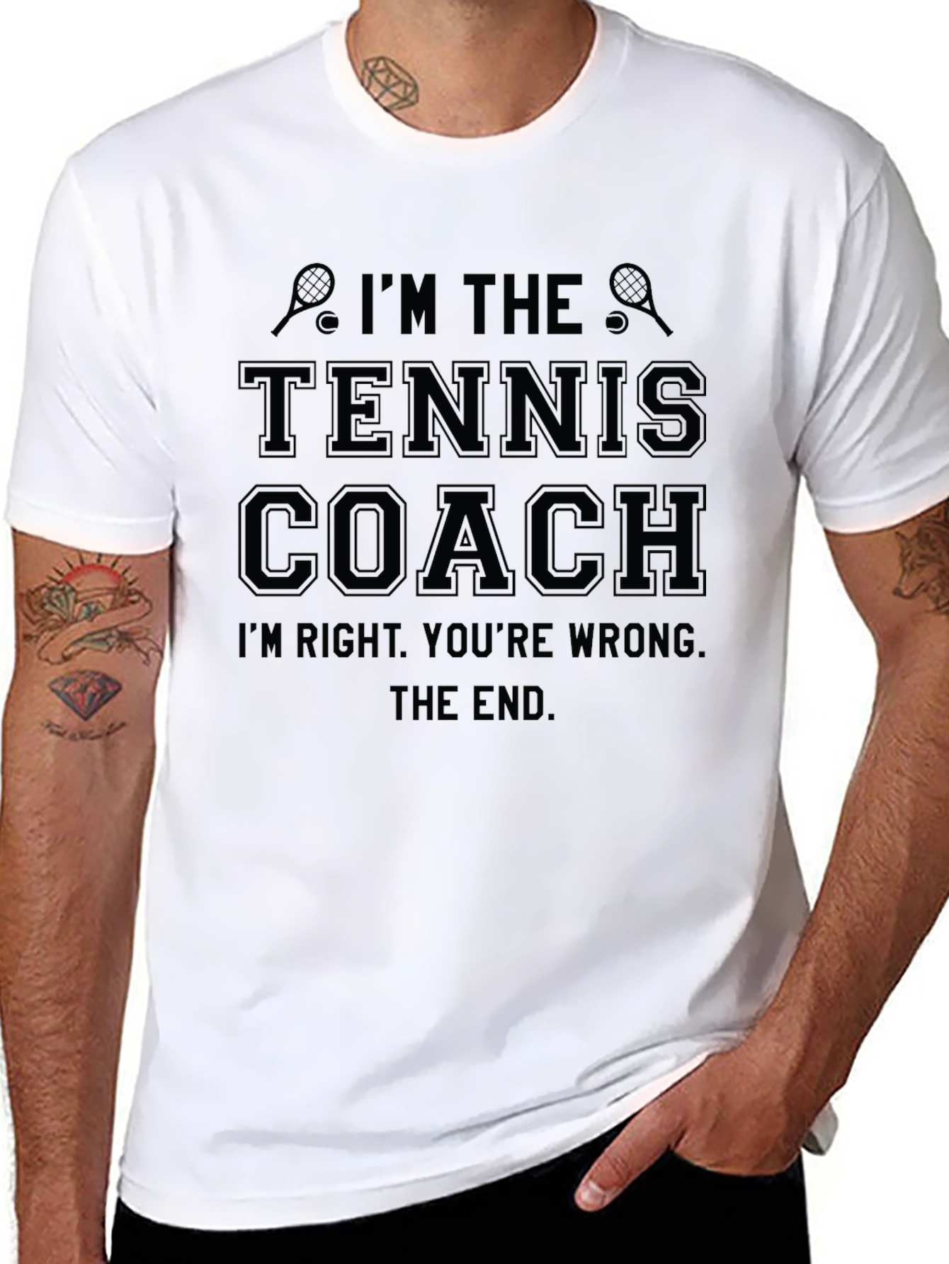 Tennis Coach T-Shirt - Funny Sports Tee