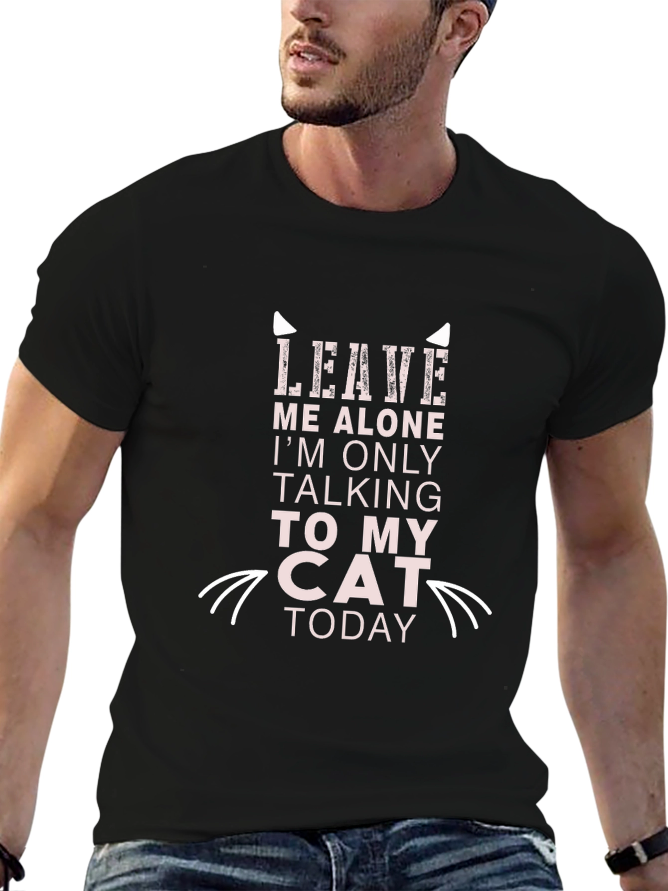 Leave Me Alone Cat Lover Tee