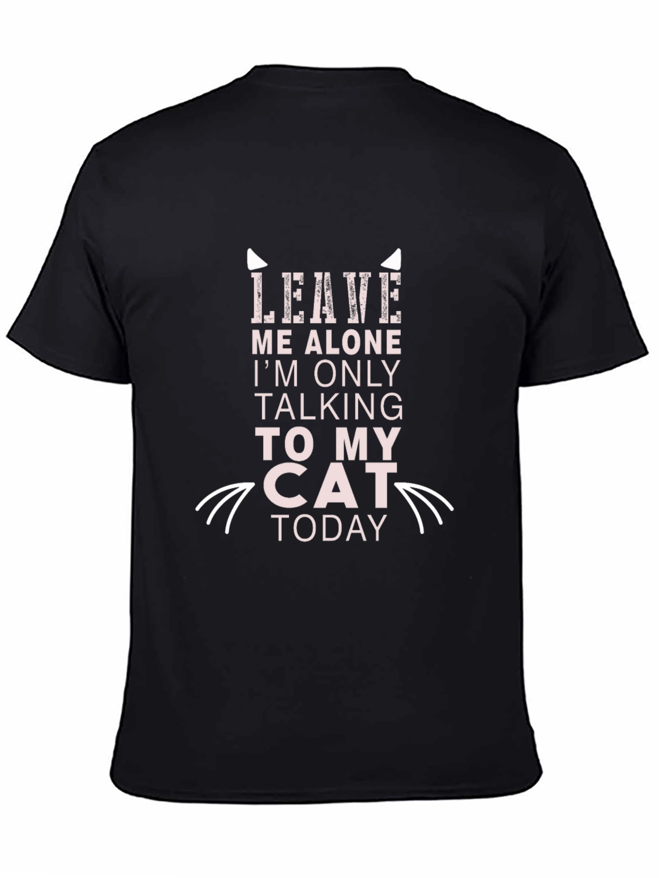 Leave Me Alone Cat Lover Tee
