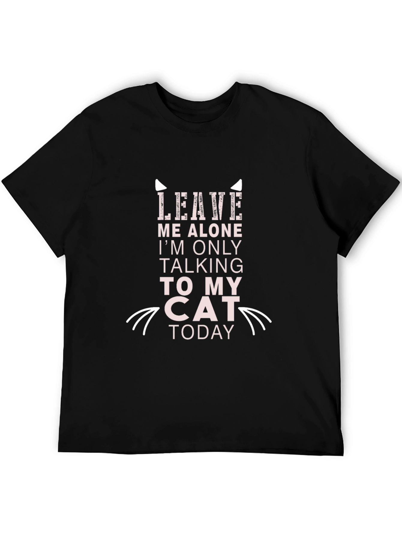 Leave Me Alone Cat Lover Tee