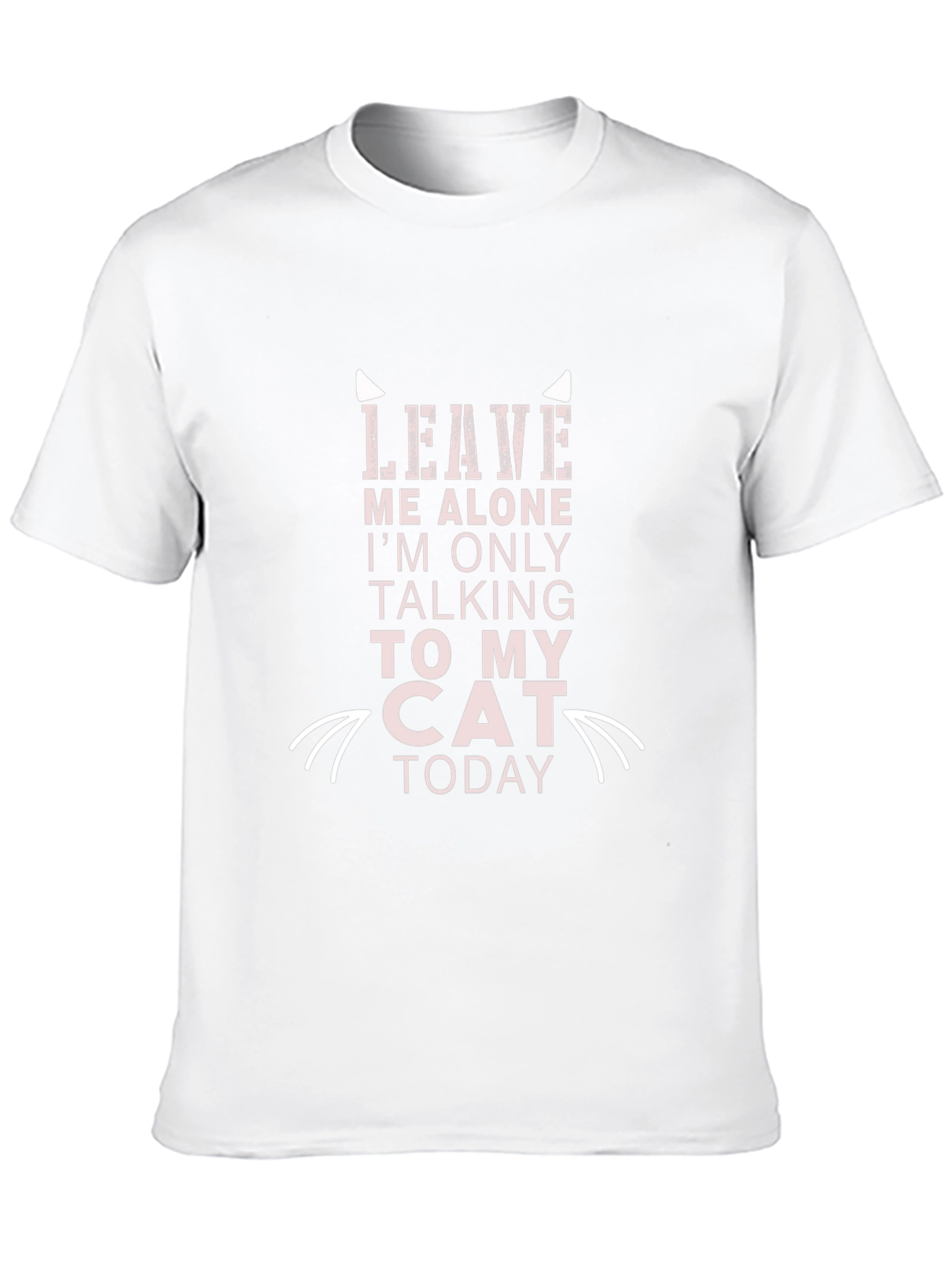 Leave Me Alone Cat Lover Tee