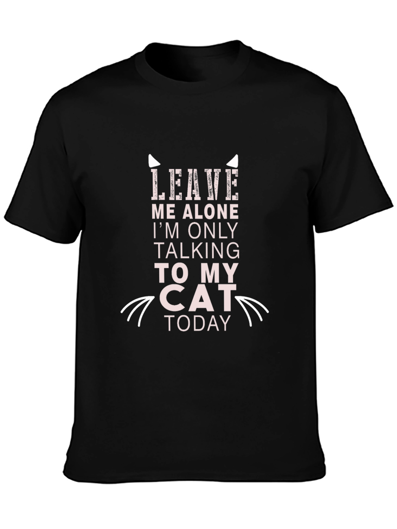 Leave Me Alone Cat Lover Tee