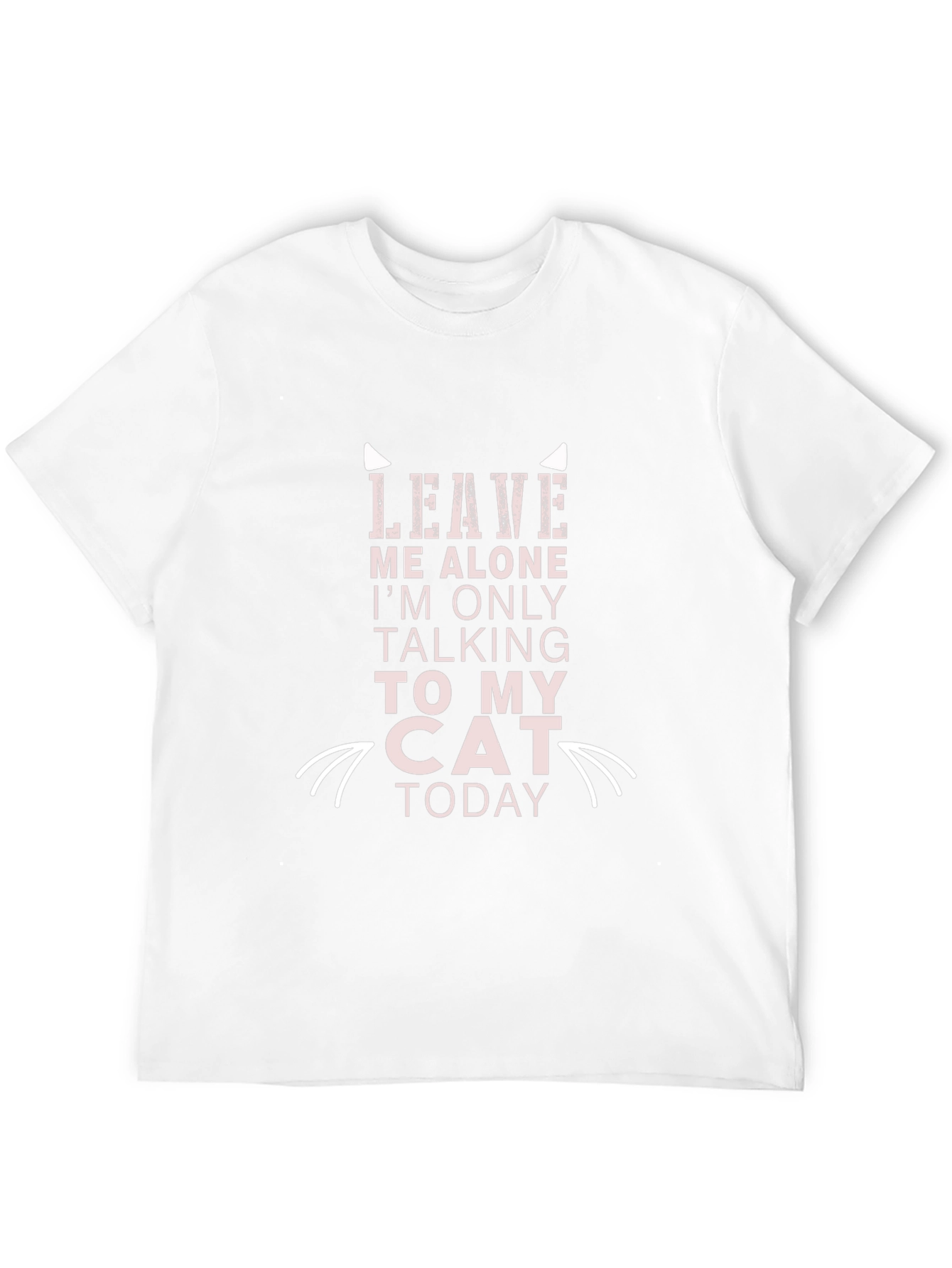 Leave Me Alone Cat Lover Tee
